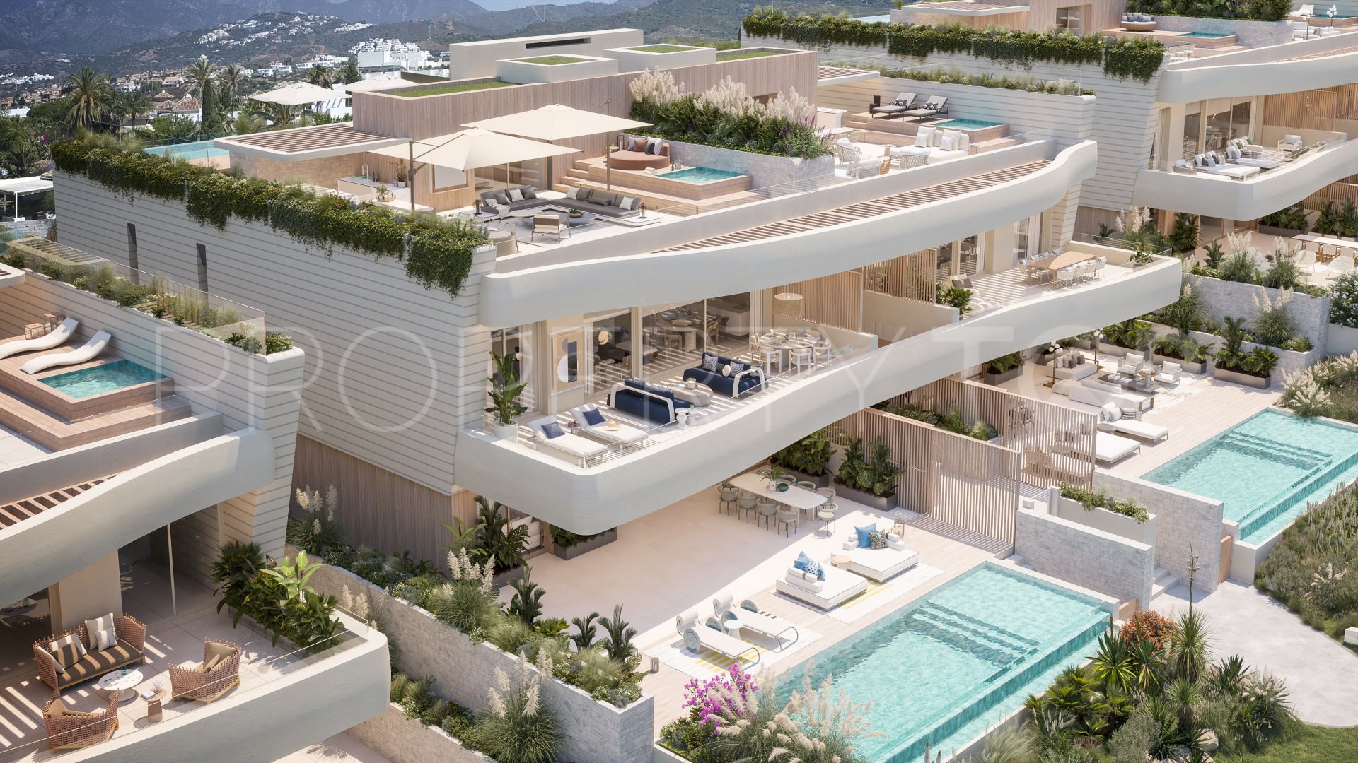 Villa pareada a la venta en Marbella Este de 3 dormitorios