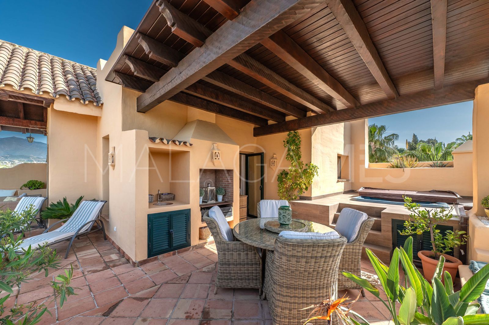 Duplex penthouse for sale in Estepona