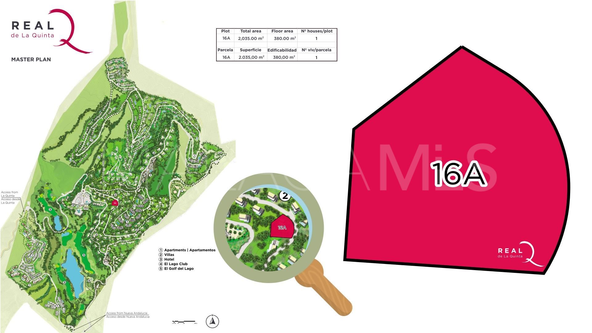 Plot in Real de La Quinta for sale