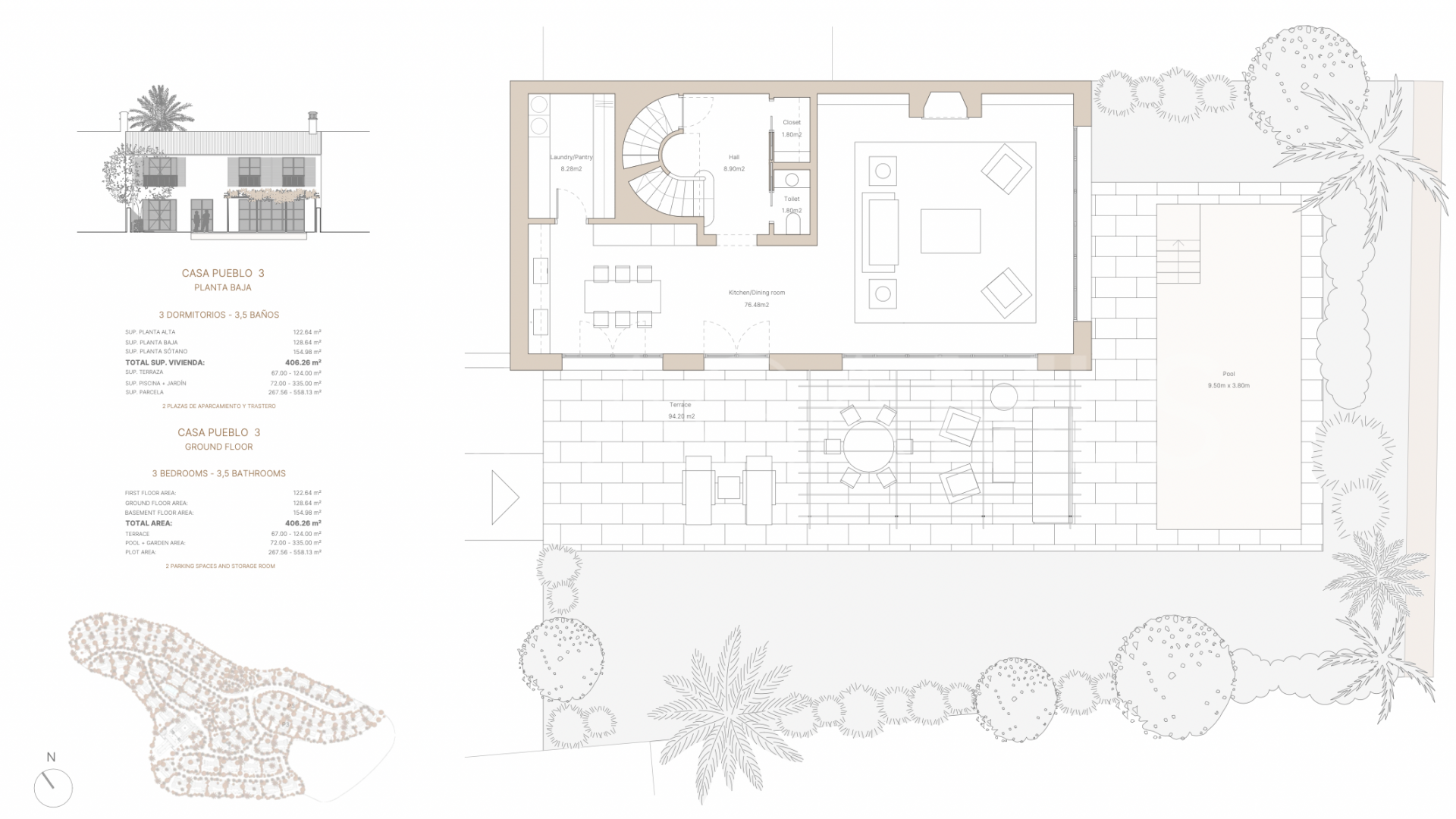 Maison de ville for sale in Finca Cortesin