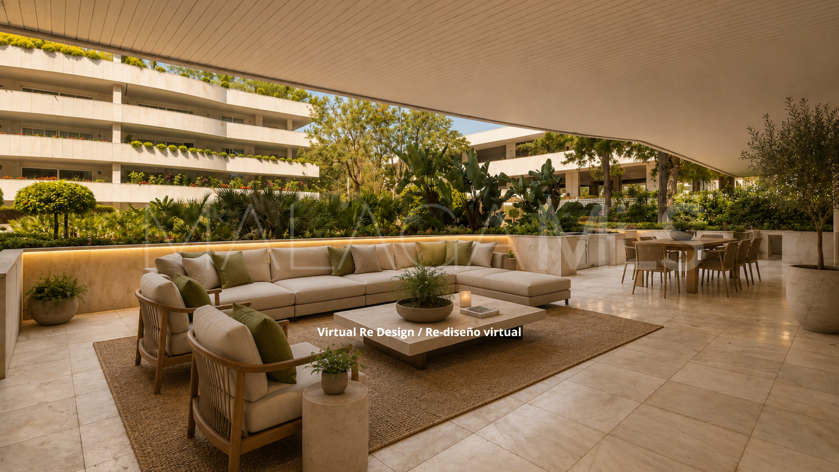 For sale ground floor apartment in El Embrujo Banús with 3 bedrooms