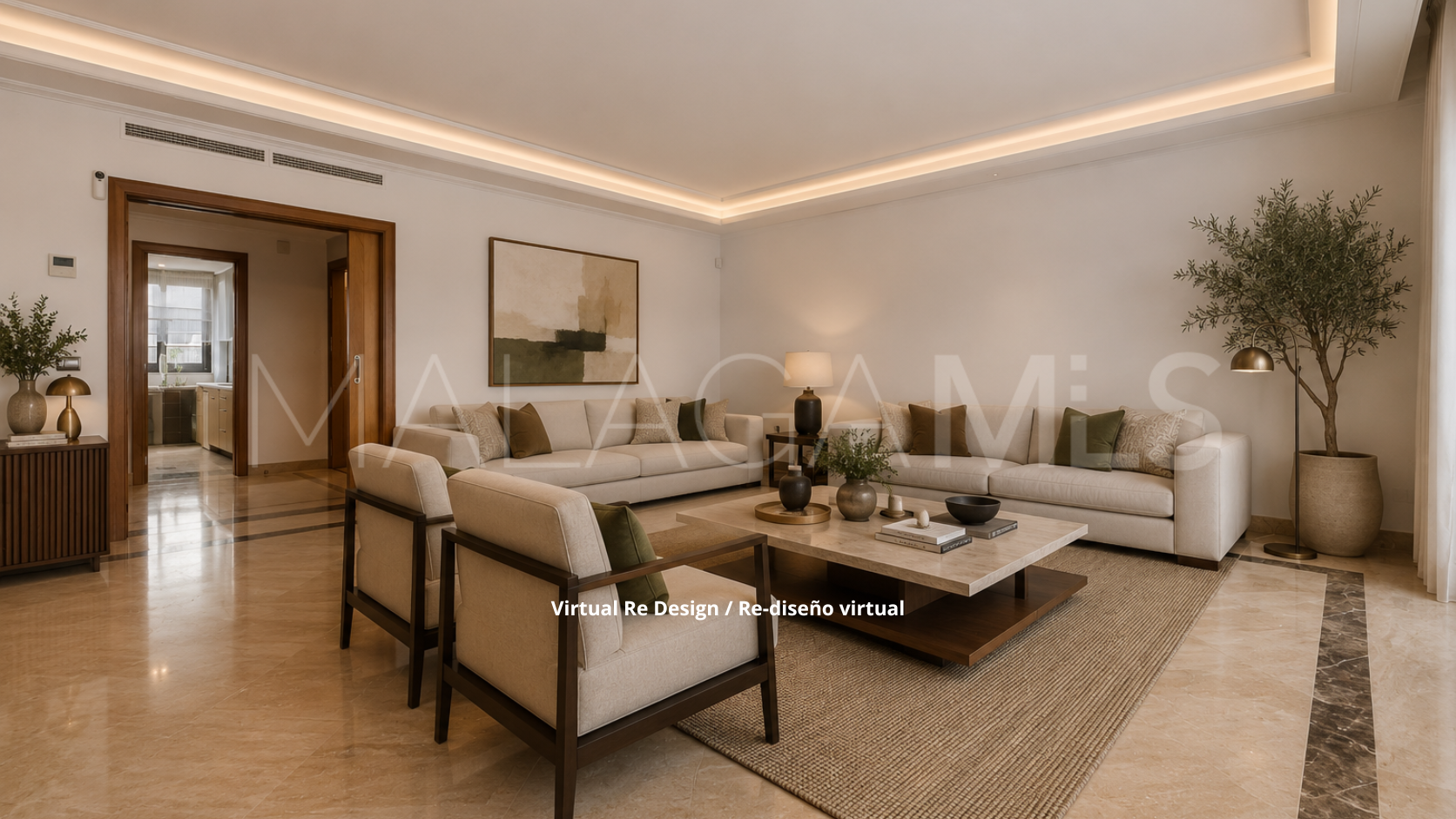 For sale ground floor apartment in El Embrujo Banús with 3 bedrooms