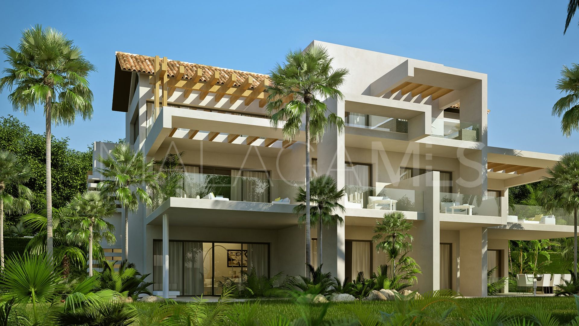 For sale duplex penthouse in Marbella Club Hills with 4 bedrooms