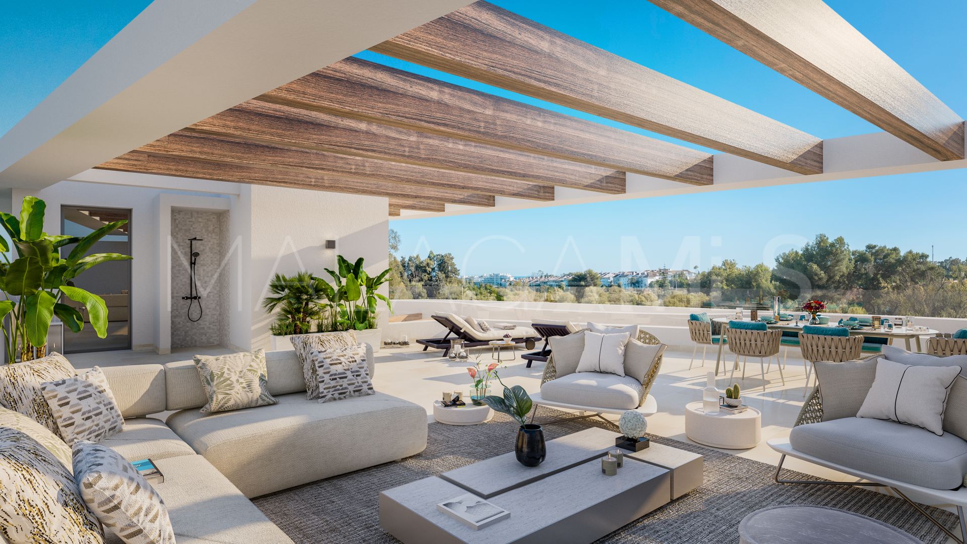 Zweistöckiges penthouse for sale in Guadalmina Alta