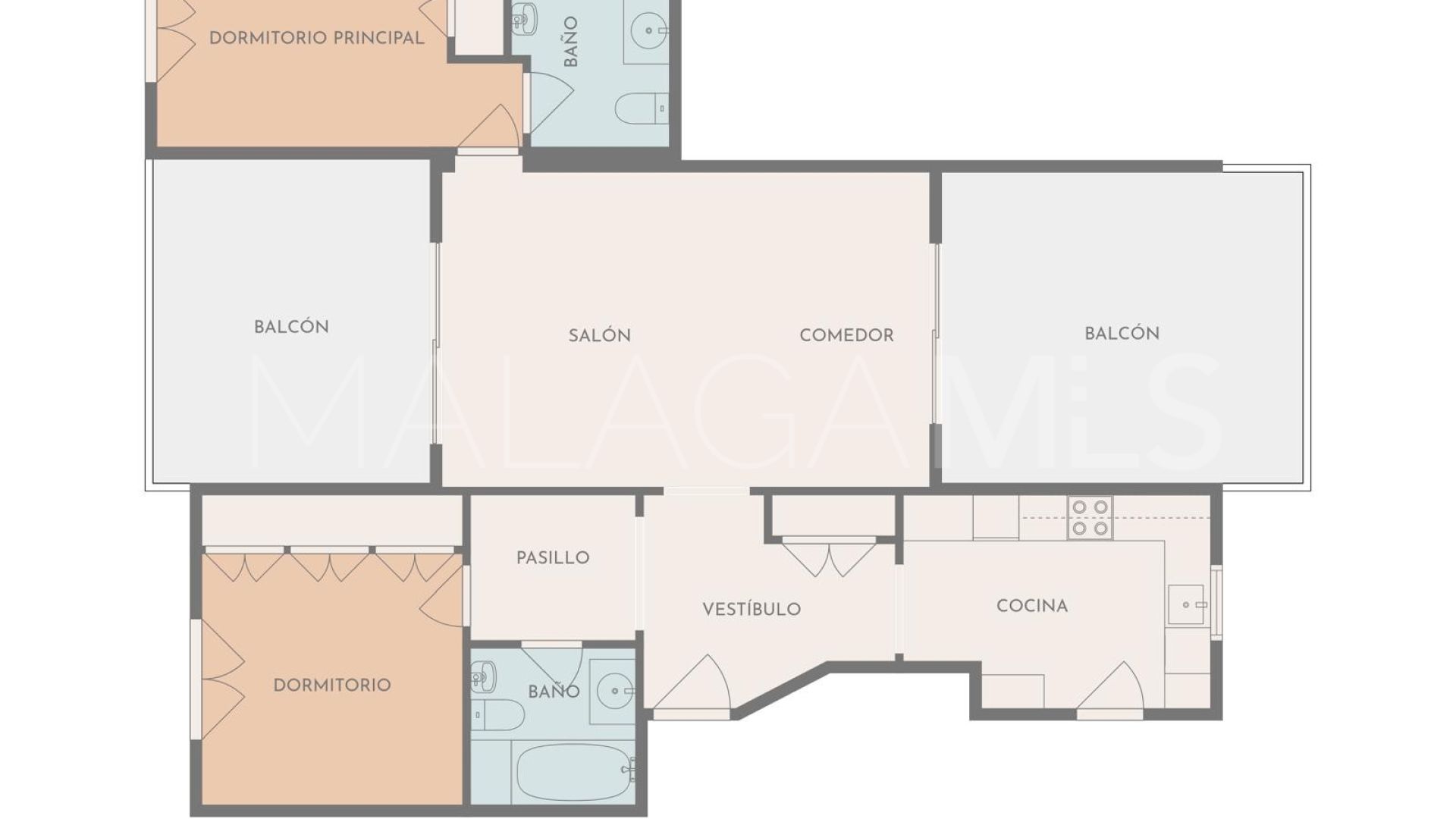 Ático for sale with 2 bedrooms in El Presidente