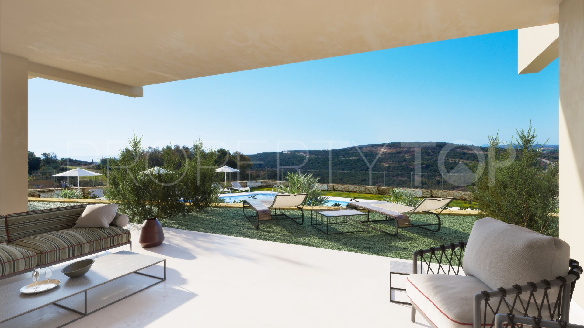 For sale penthouse with 2 bedrooms in Estepona Golf