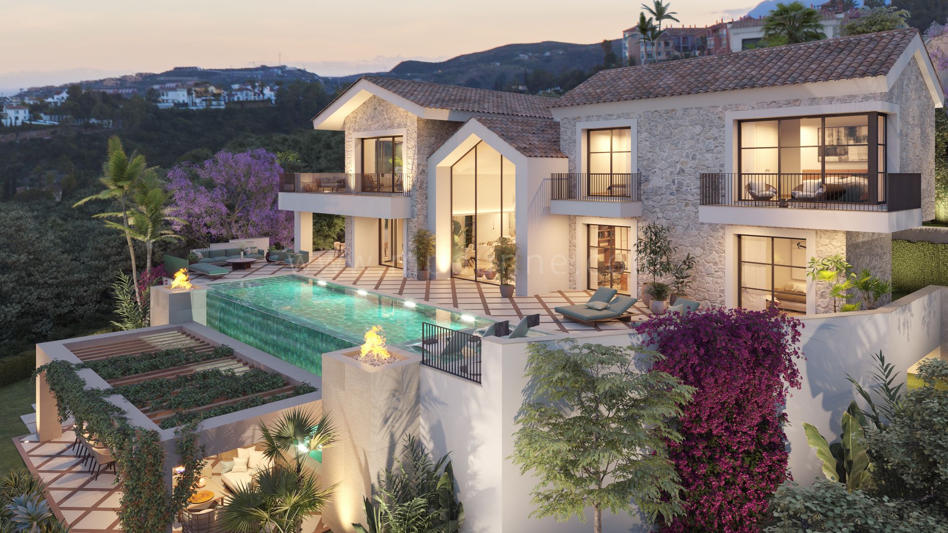 Neuer Komplex mit modernen Villen in La Quinta Hills
