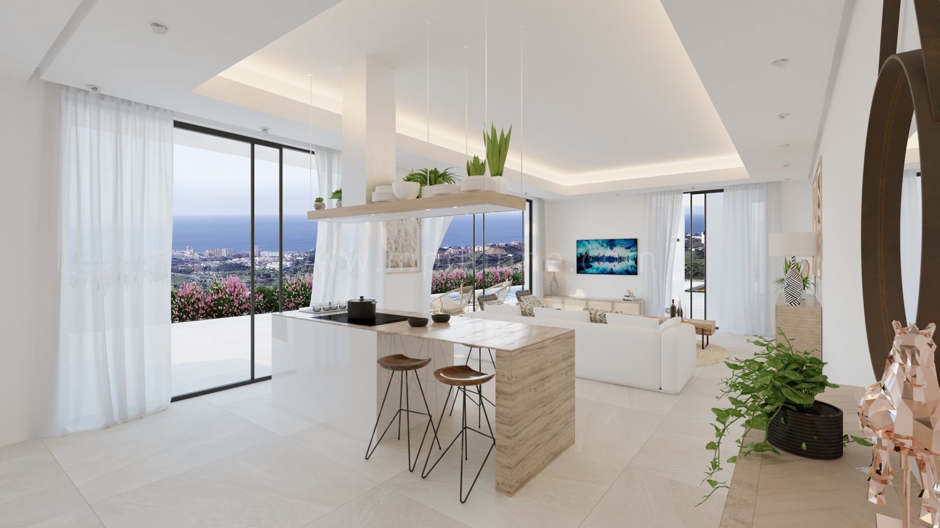 Mijas Views - Neue Entwicklung von modernen Villen in Mijas Pueblo