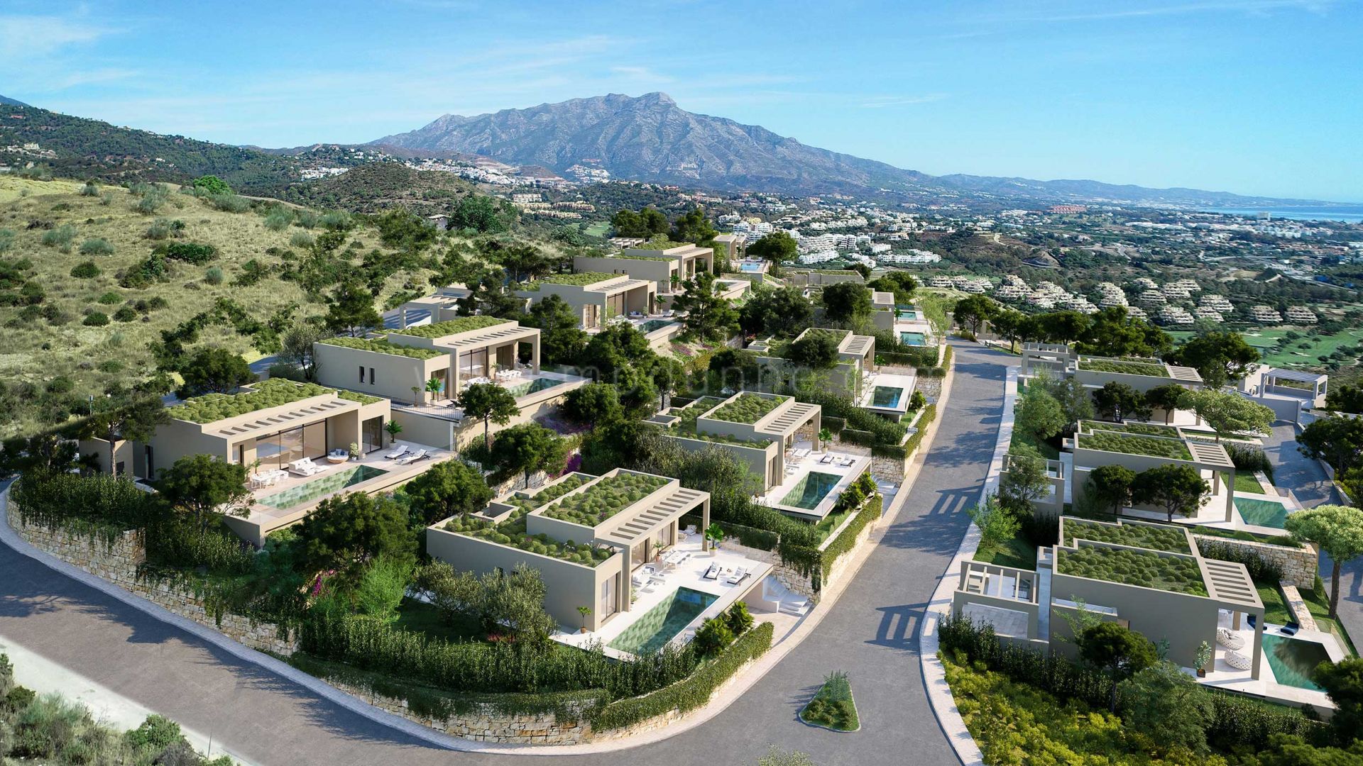 Finca de Jasmine Phase VII Off Plan Entwicklung von modernen Villen Benahavis