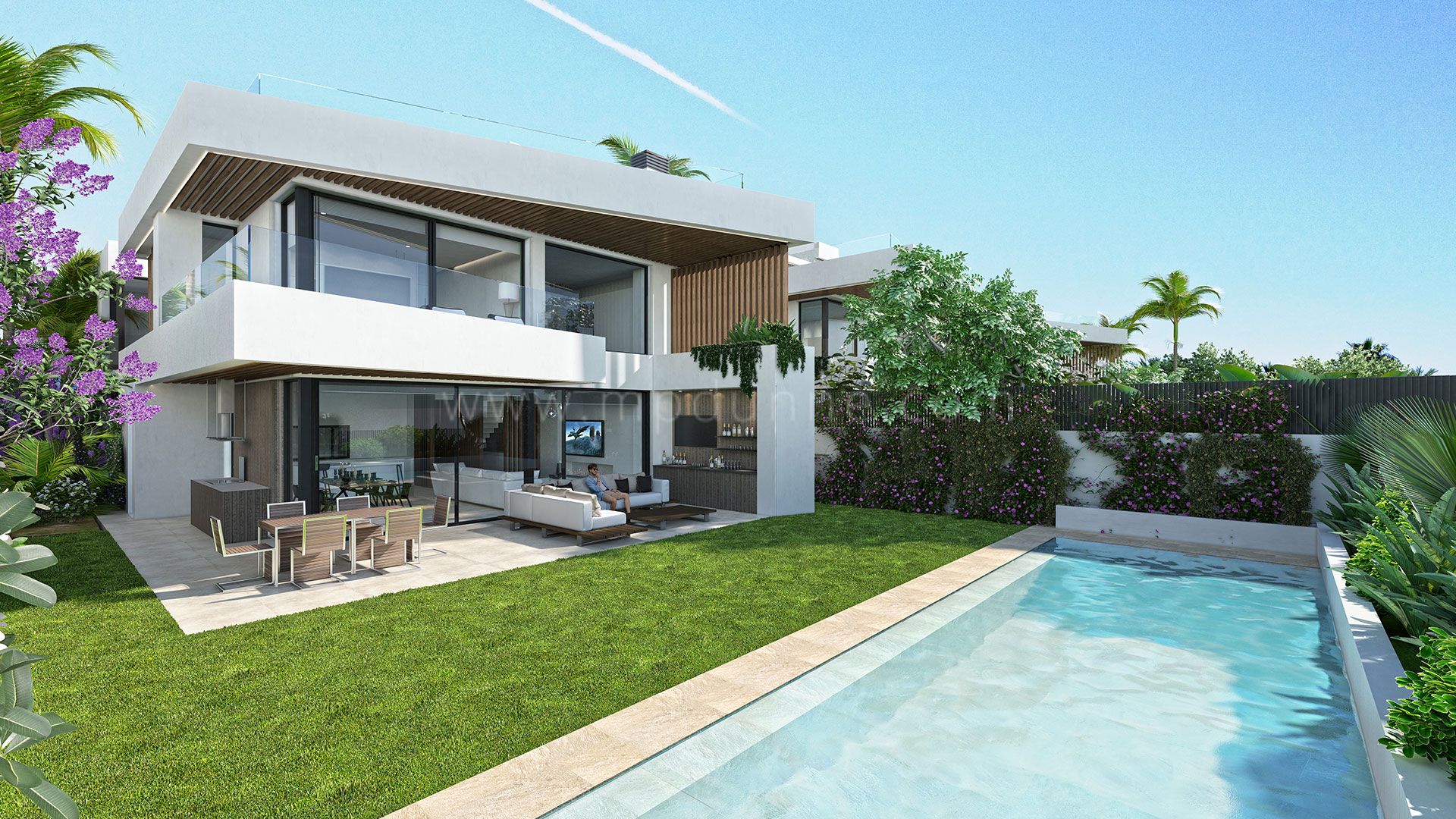 New Villas near Puerto Banus, on the beachside, Marbella