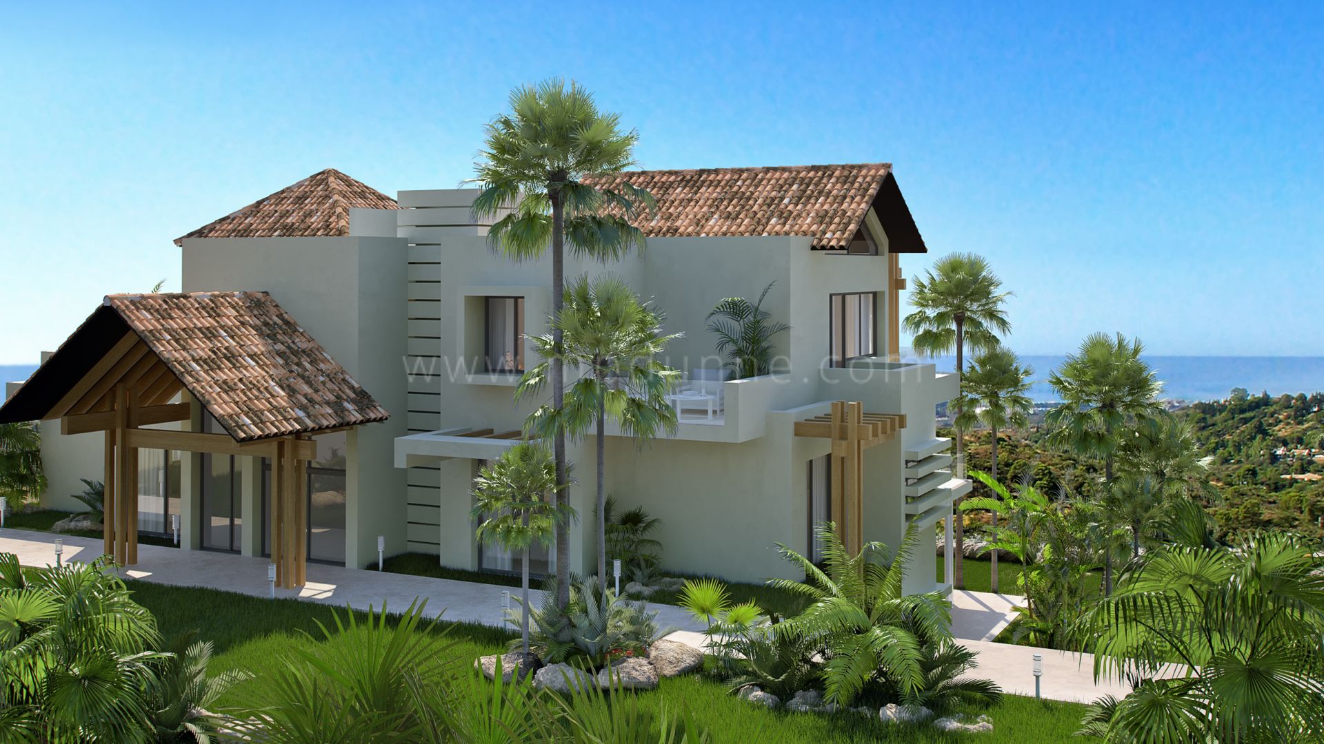 Stunning new under construction development in Marbella Club Hills, Benahavis