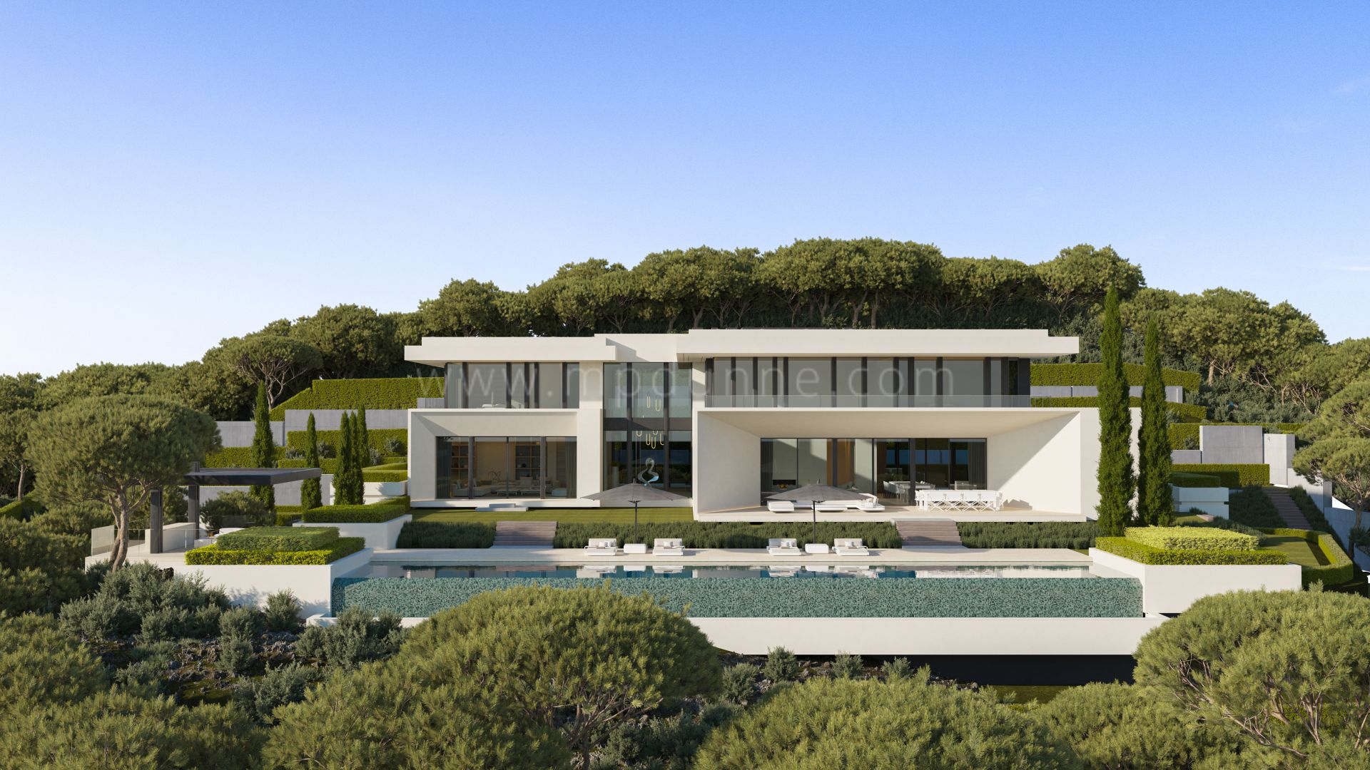 El Bosque II – Luxusvillen mit Meerblick in Benahavís