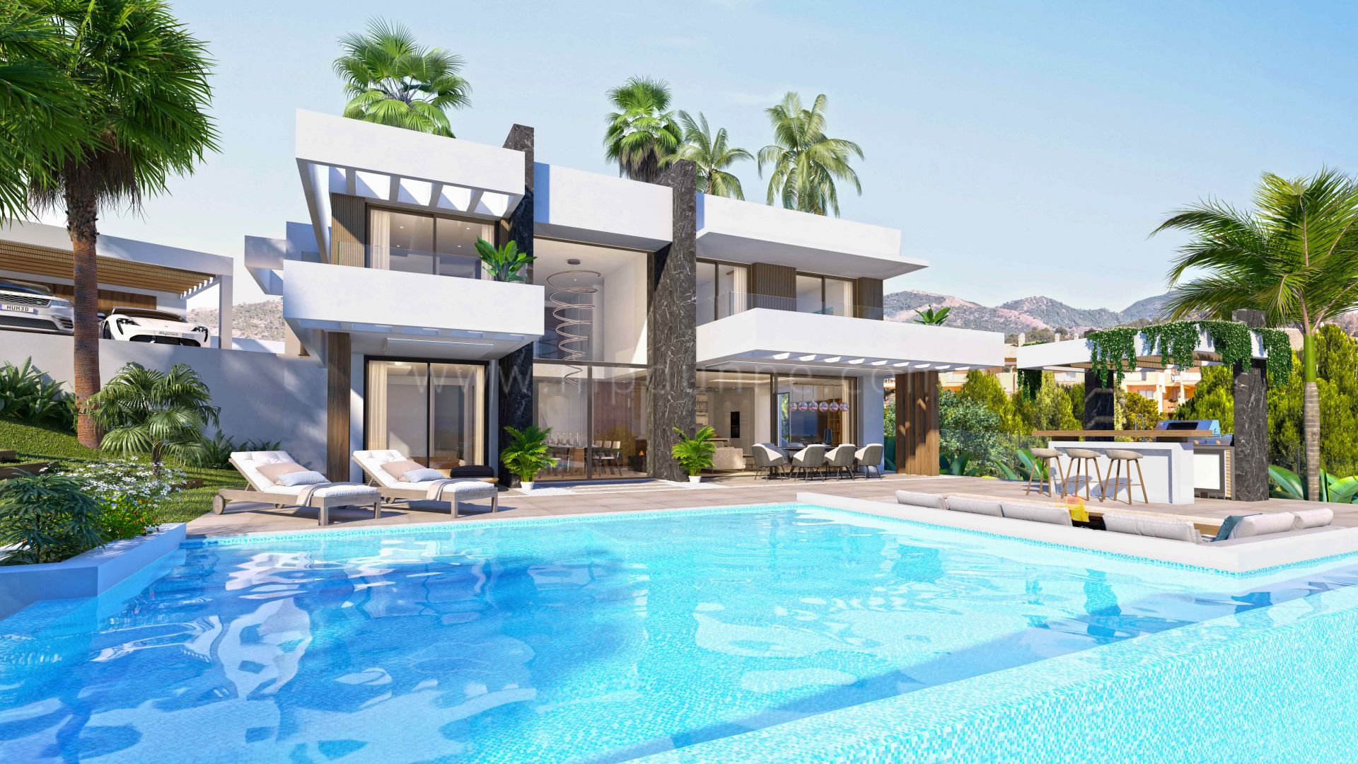 Complejo residencial de villas de lujo en Resina Golf, Estepona
