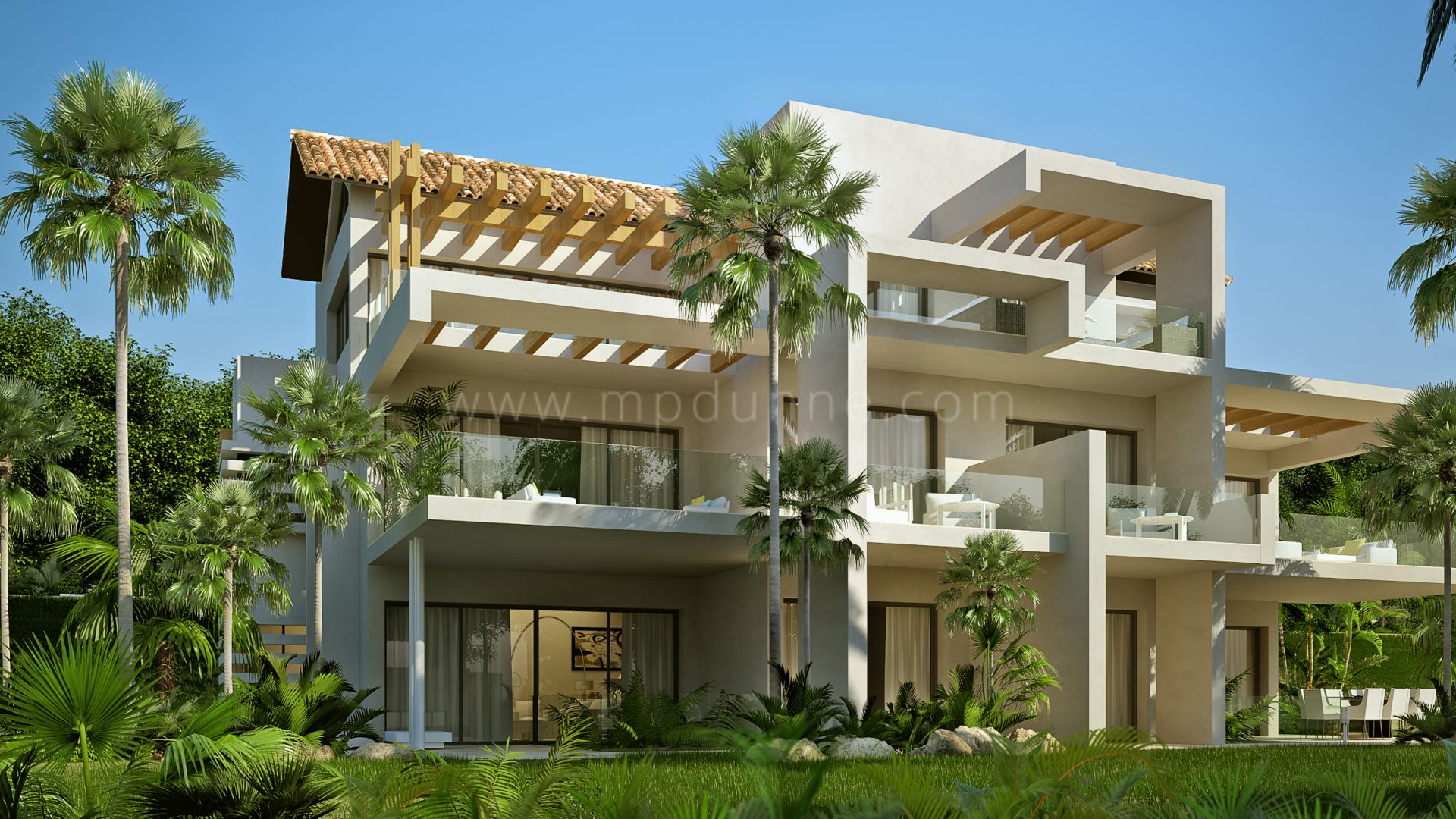 Außergewöhnliches Penthouse im Bau in Marbella Club Hills