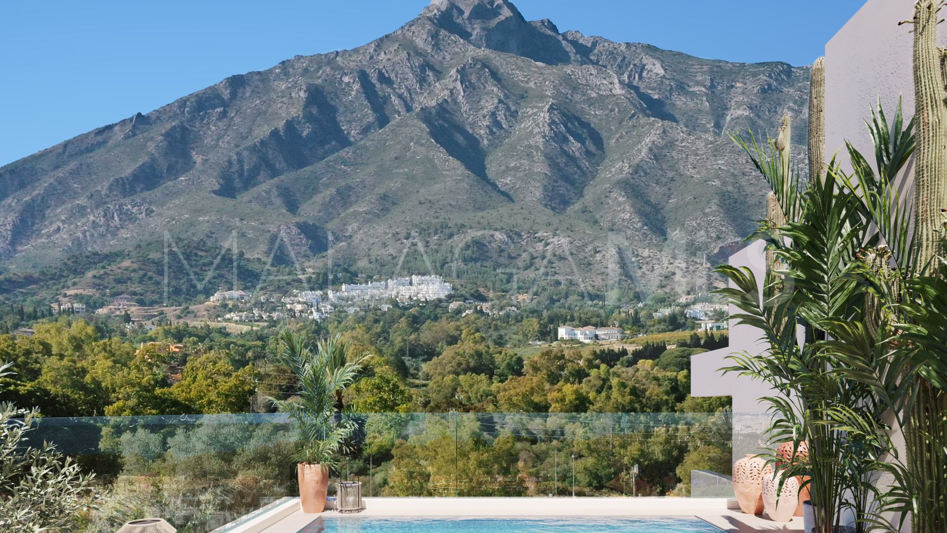 Zweistöckiges penthouse for sale in Marbella Goldene Meile