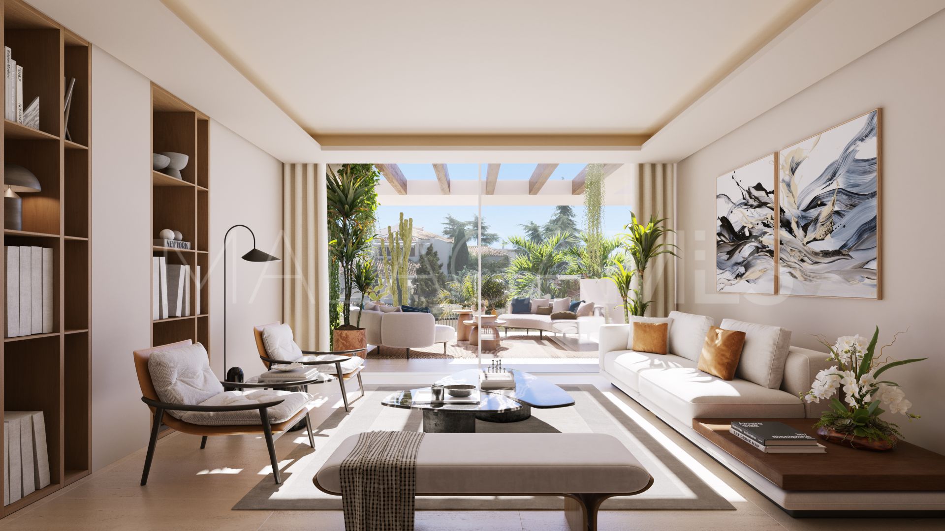 Duplex penthouse for sale in Marbella Golden Mile with 4 bedrooms