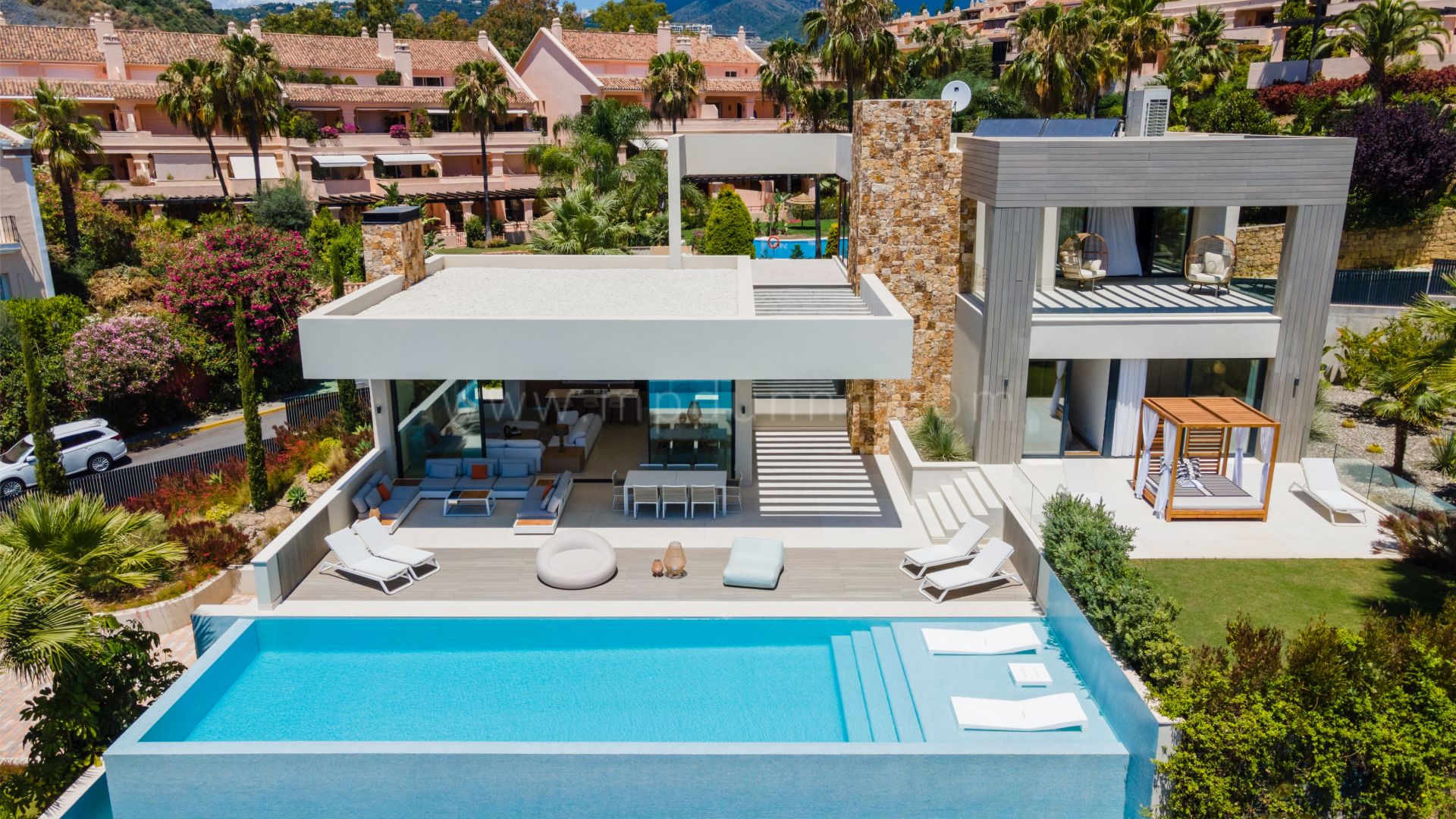Anamaya 2 - Brandneue Villa mit spektakulärem Meerblick im Golftal von Nueva Andalucía
