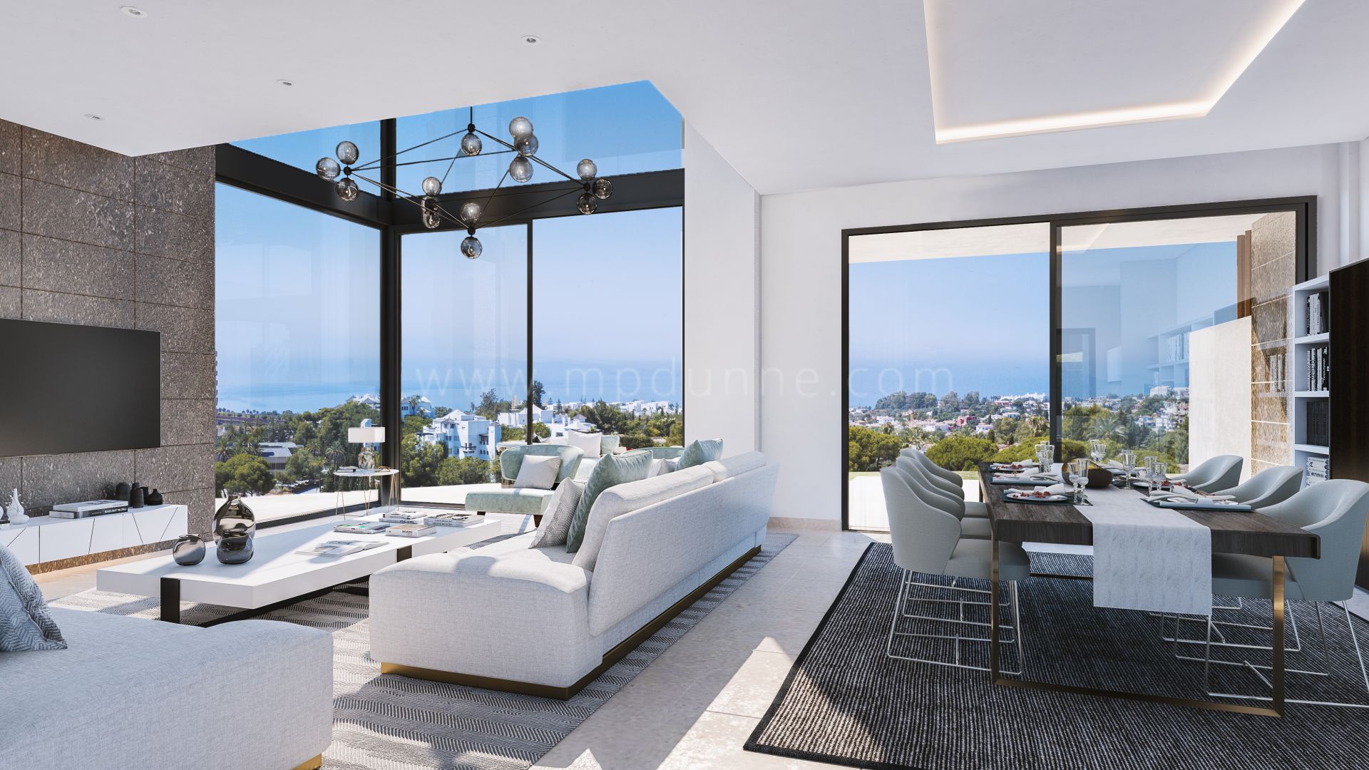 Completadas Llave-en-Mano Pareadas Modernas en Marbella Este