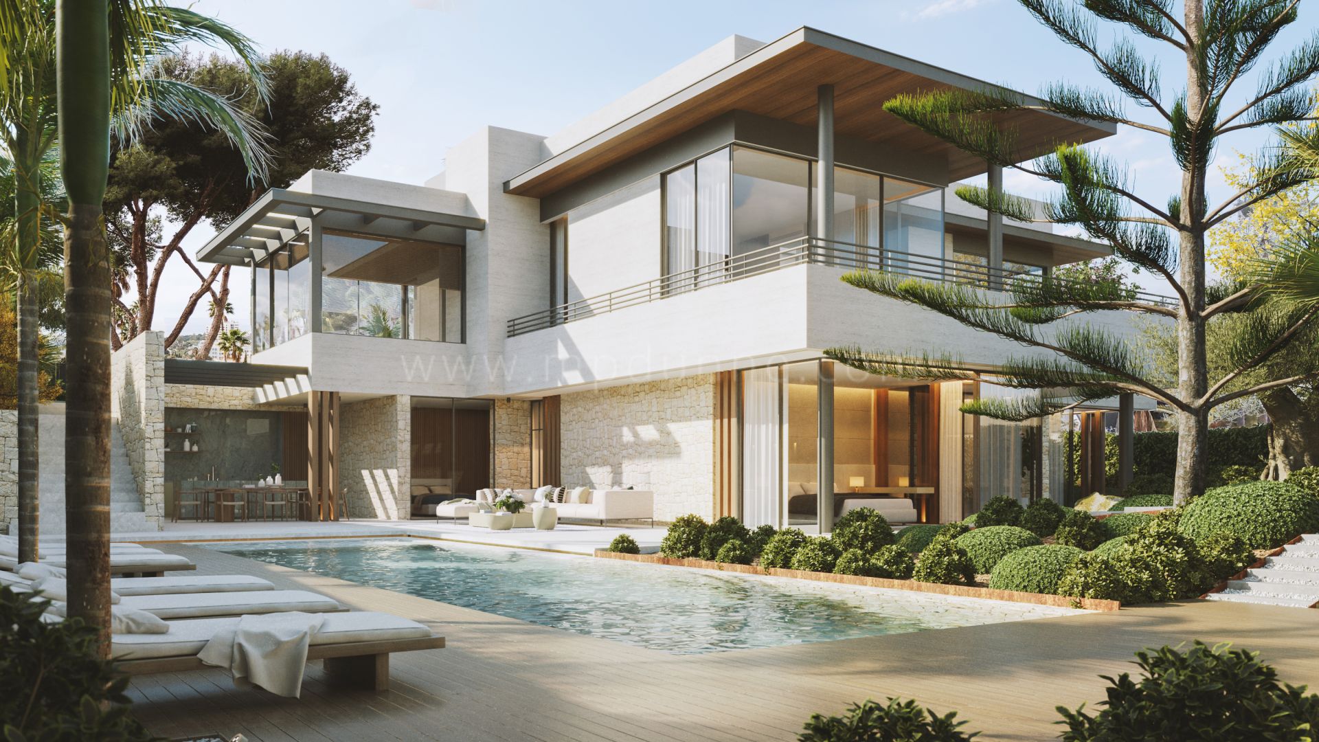 Moderne Villa an der Goldenen Meile von Marbella