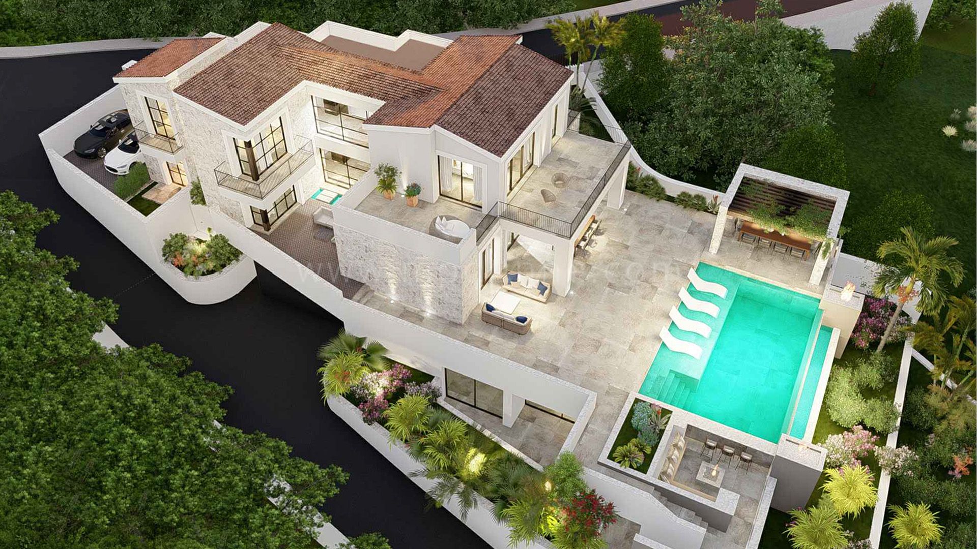 Neue moderne Villa in Gated Community, La Quinta