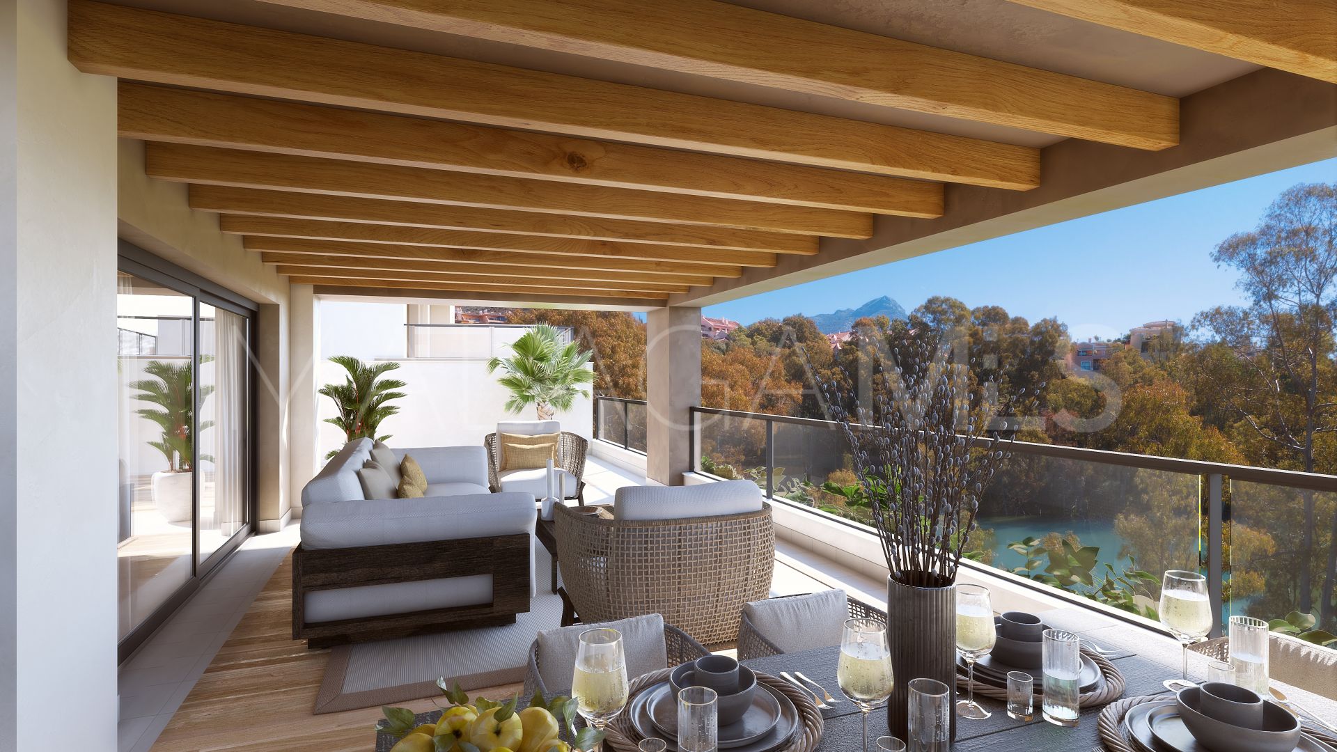 For sale penthouse in Nueva Andalucia with 3 bedrooms