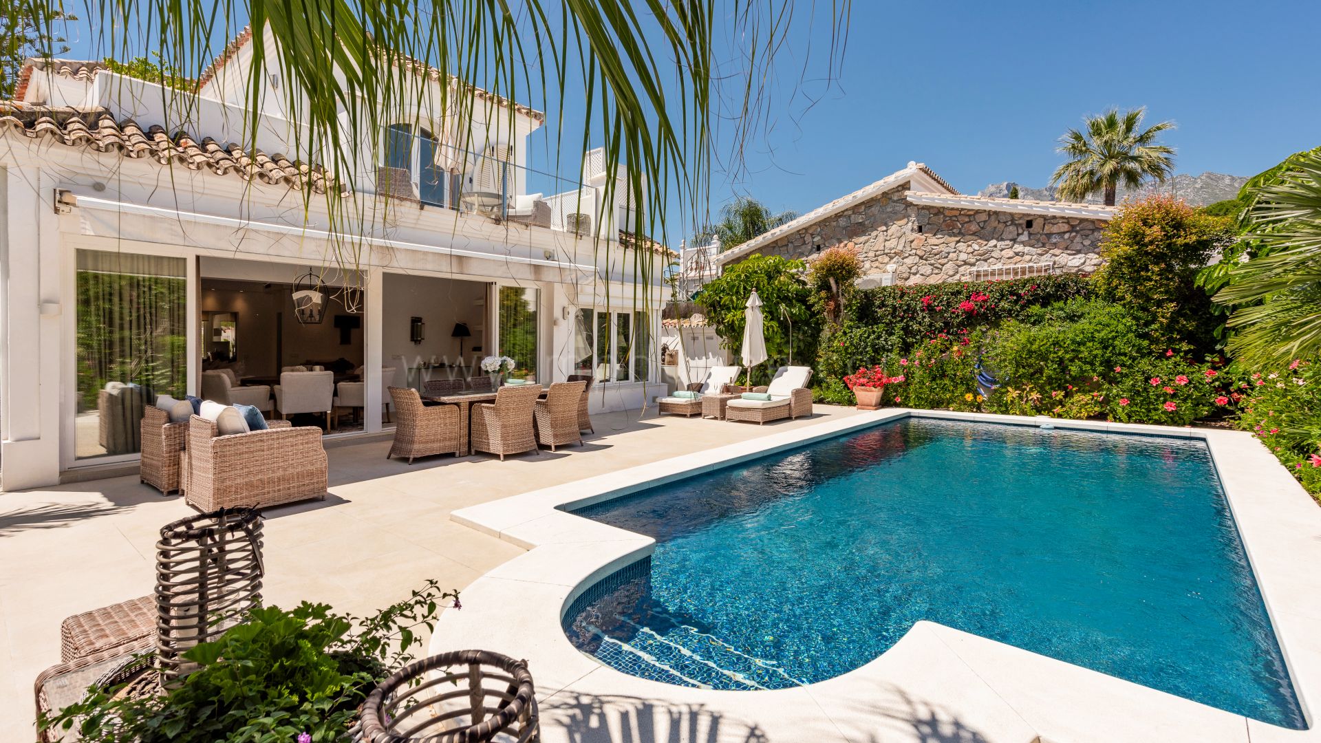 Charmante villa à louer pour les vacances à Marbella Golden Mile