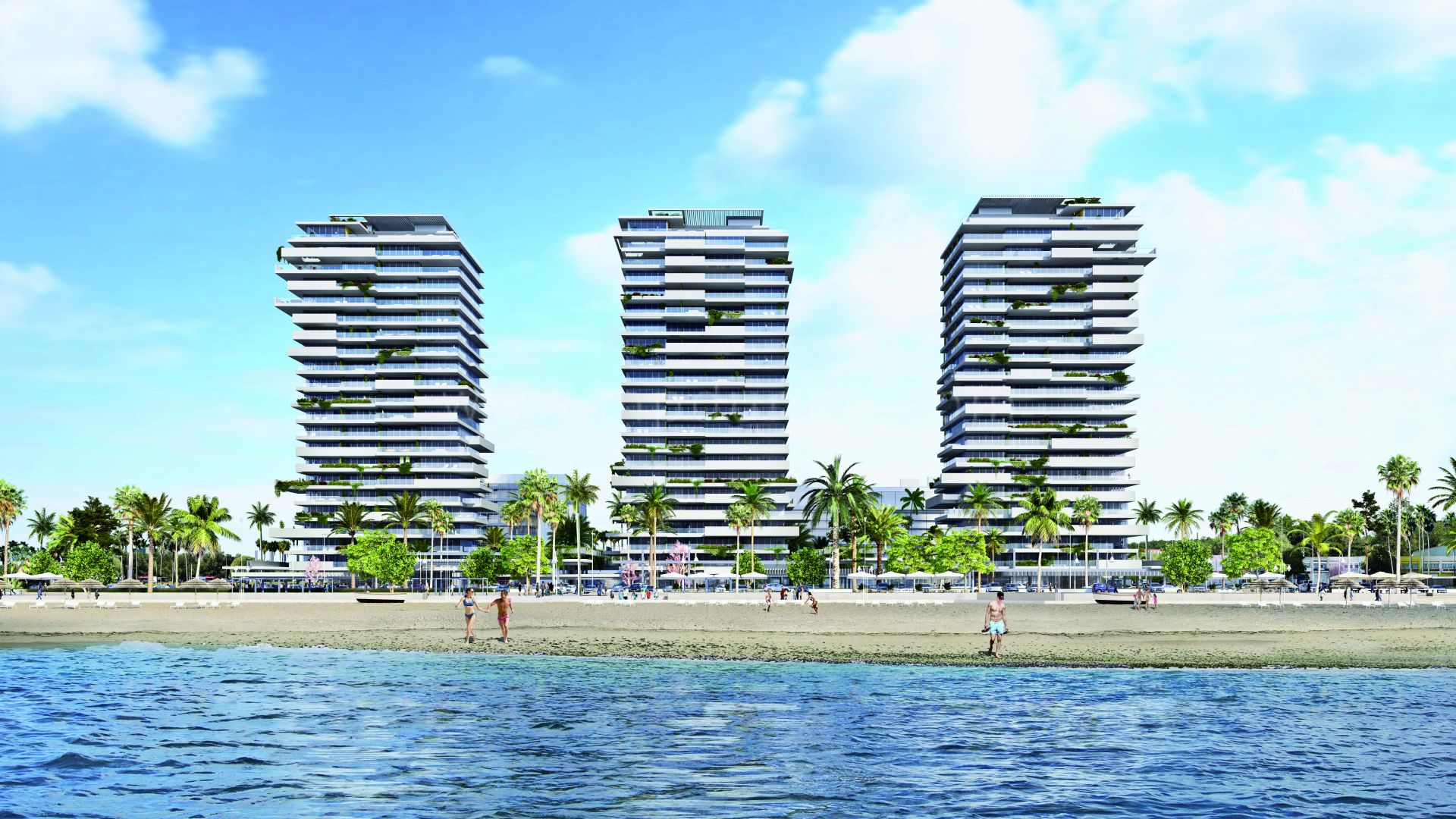 Malaga New Off Plan Beachfront-Projekt