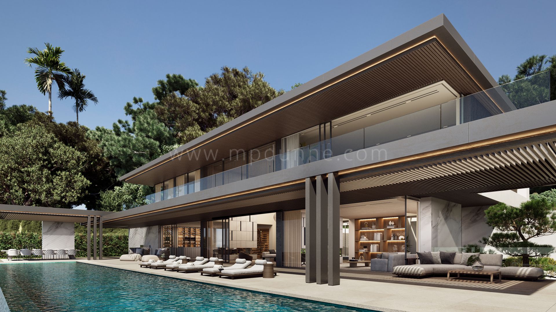 Villa Contemporaine avec Vue Mer à Sierra Blanca, Marbella