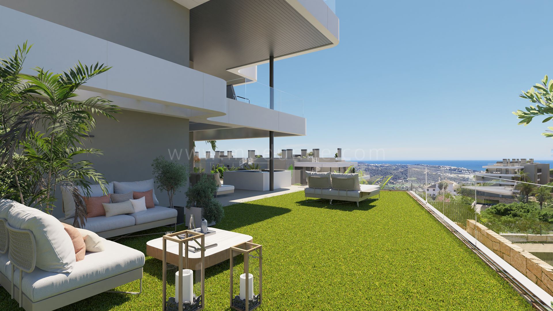 Exclusivo apartamento en planta baja con jardín privado y jacuzzi