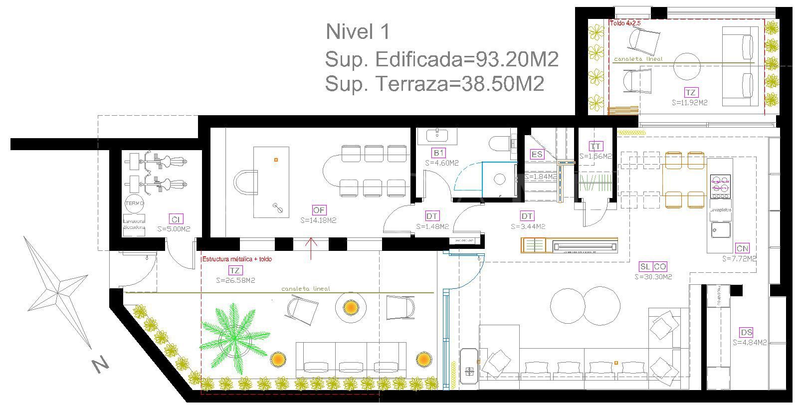 Buy pareado in Altos del Rodeo de 4 bedrooms