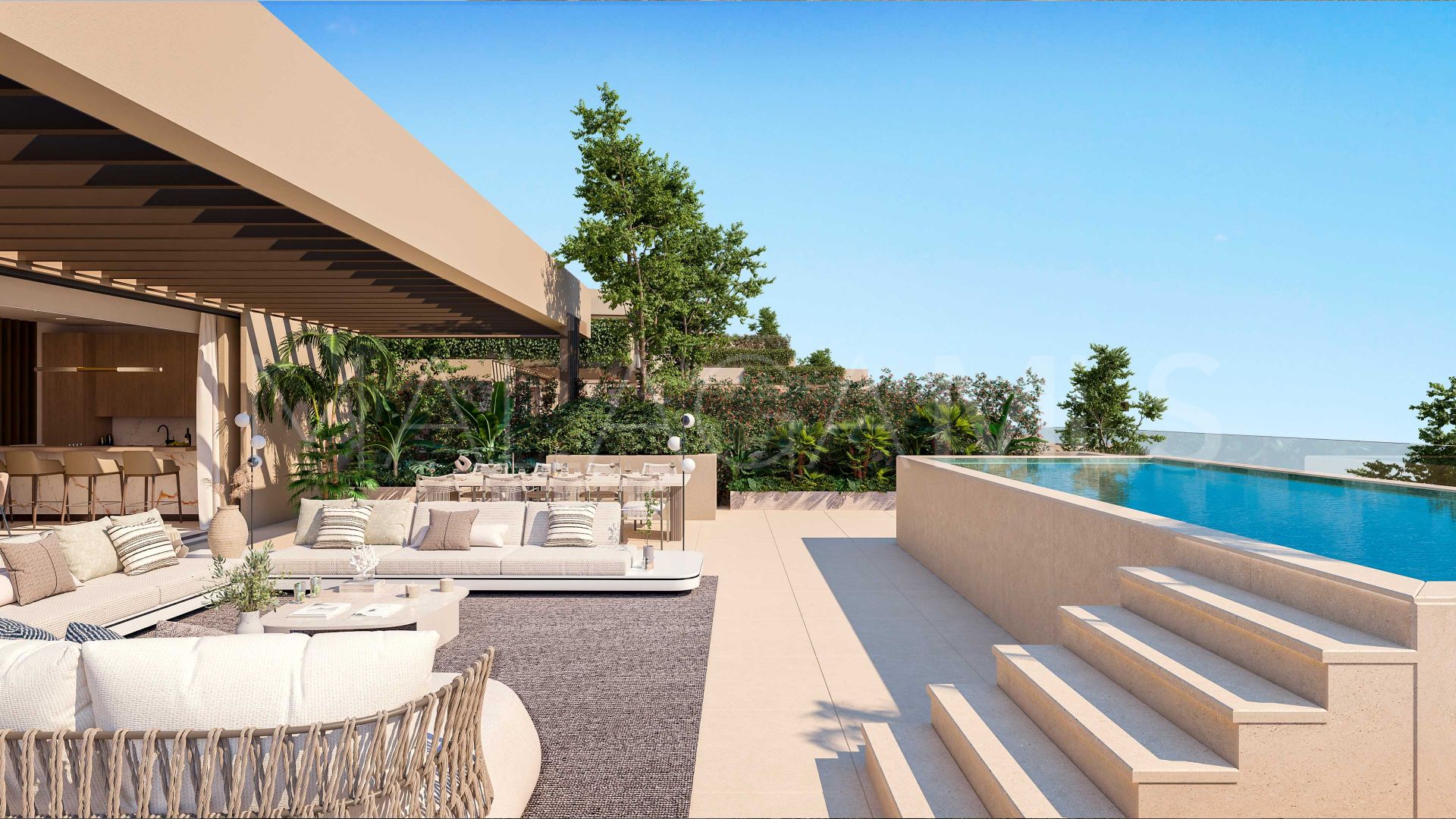 Atico duplex for sale de 3 bedrooms in Benahavis
