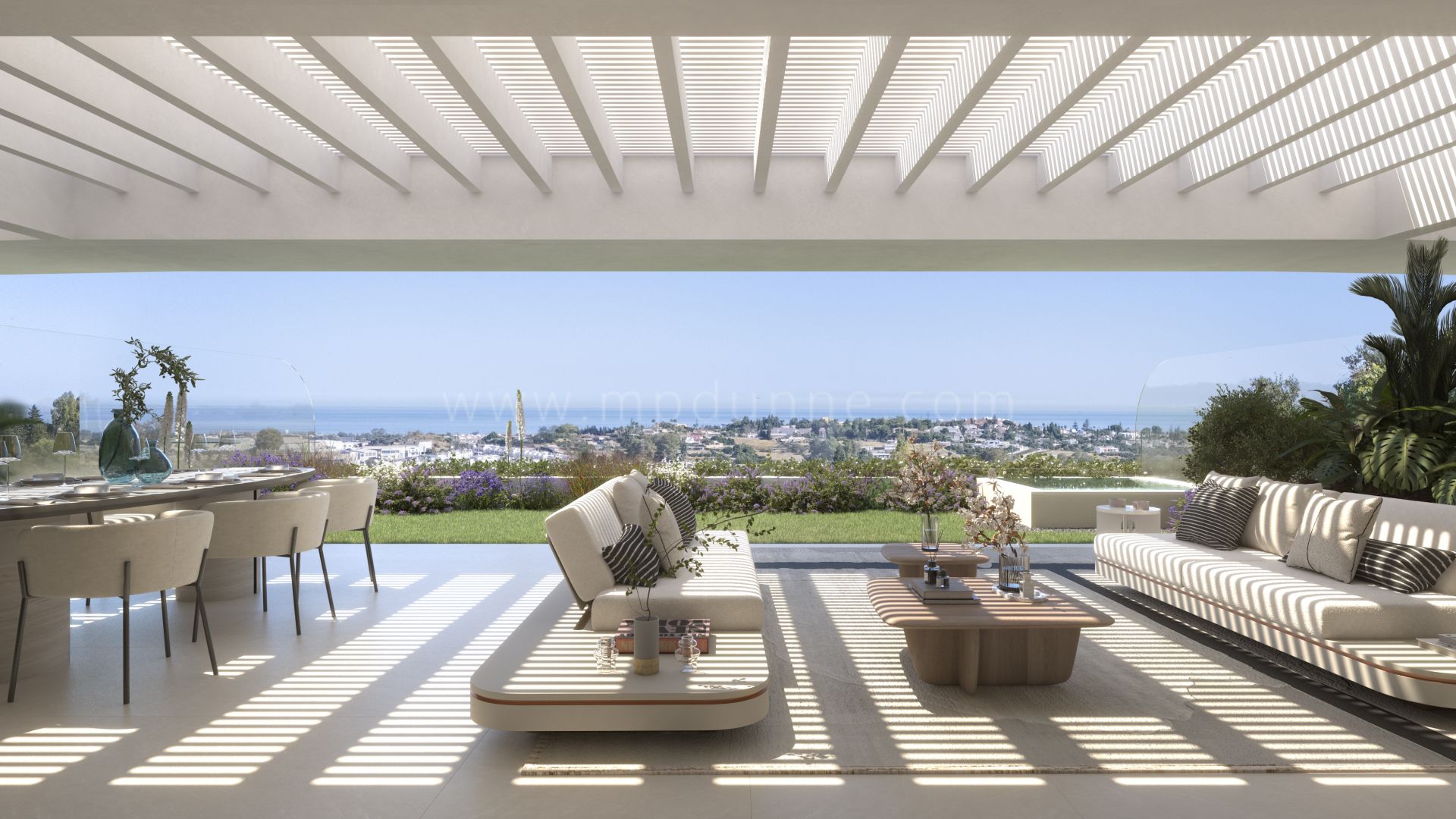 Penthouse duplex de luxe avec piscine privée sur solarium à Benahavís