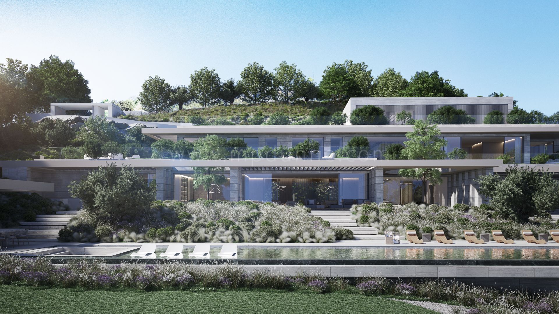 Terrain de luxe avec projet de villa à vendre à La Zagaleta, Marbella