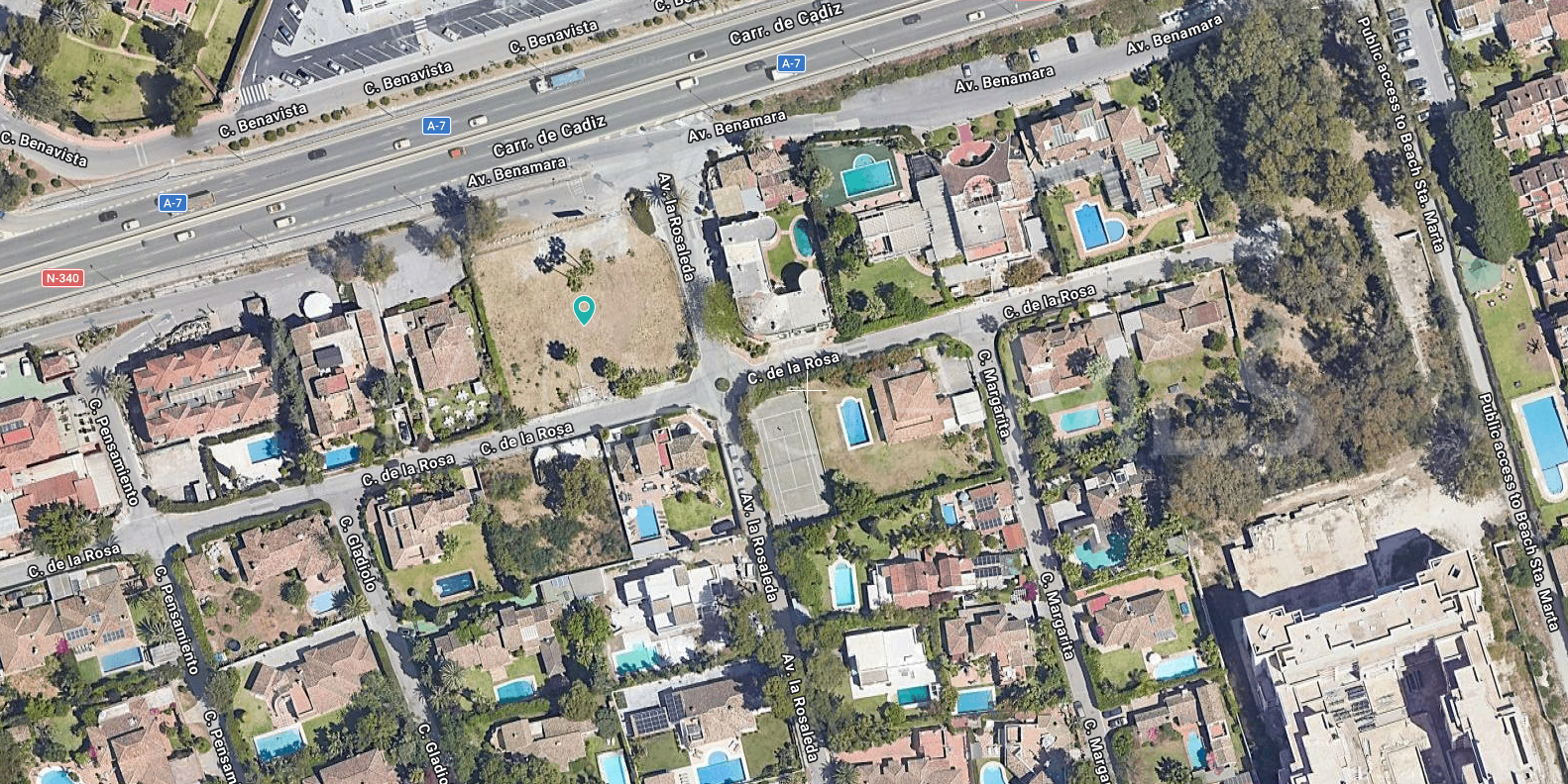 Tomt for sale in El Paraiso Playa