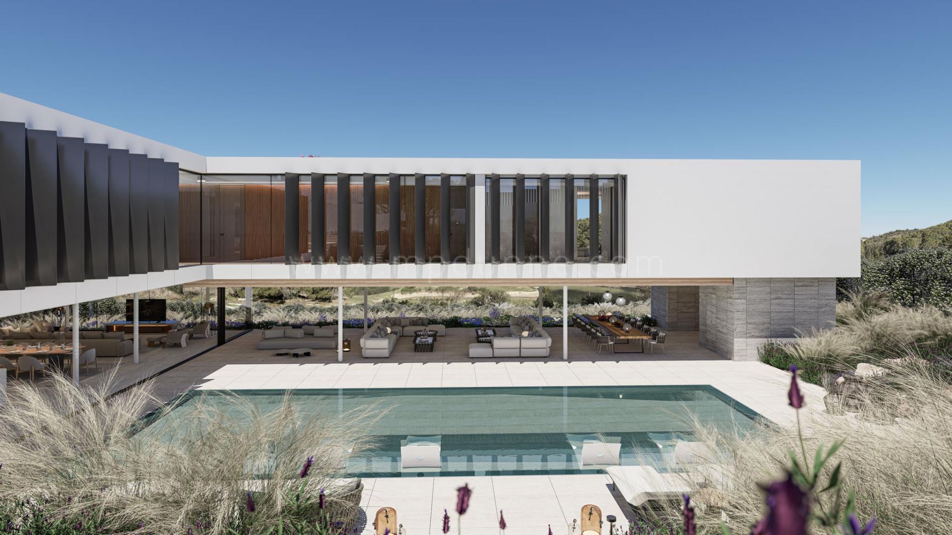 Villa am Golfplatz mit Panoramablick in La Reserva, Sotogrande