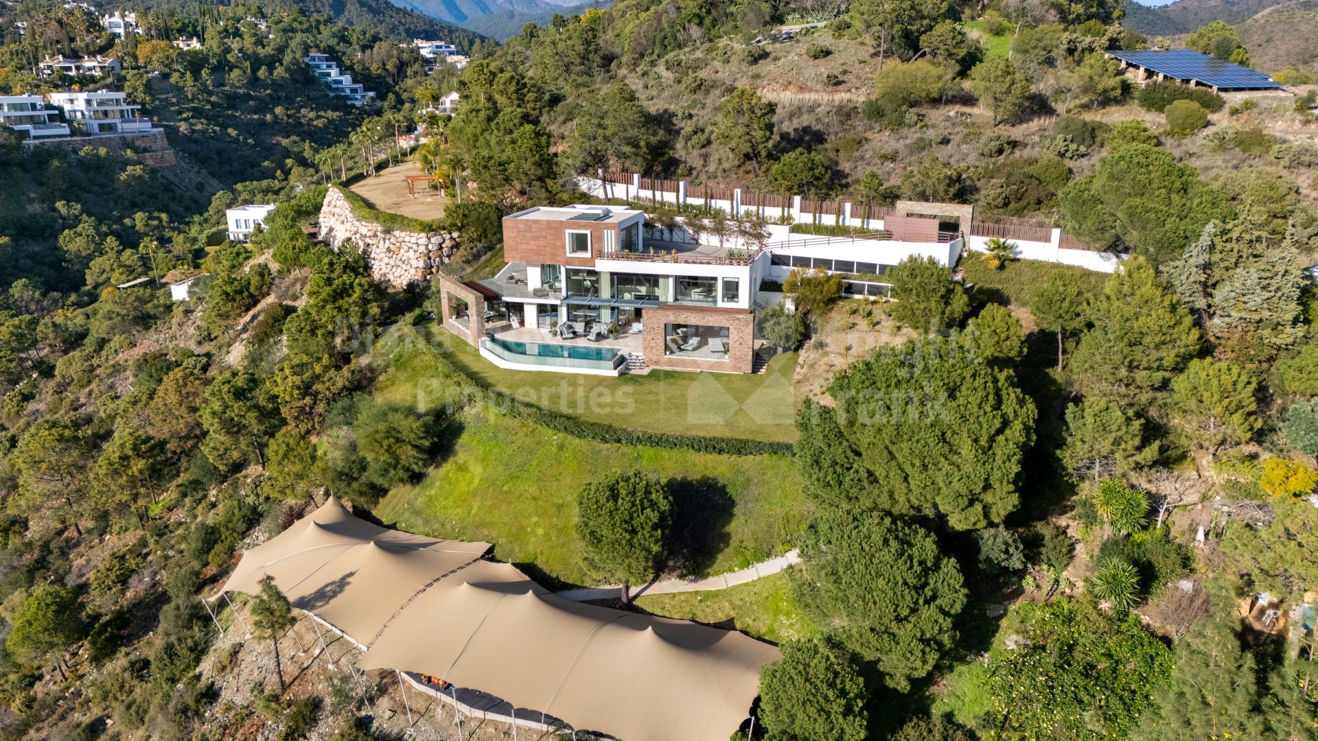 El Madroñal, Madroñal 72, современная вилла с панорамным видом в Эль-Мадроньяле