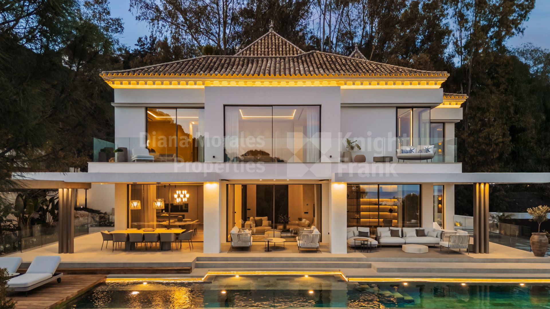 El Herrojo, The Ridge, villa with open views of the golf course and the sea
