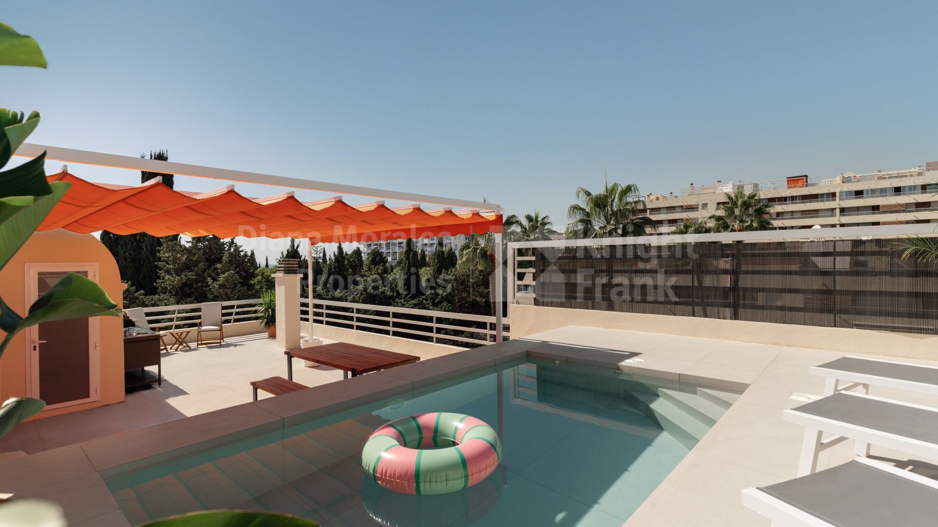 Marbella Zentrum, Parque 8, Penthouse mit privatem Pool und Blick auf La Concha im Herzen von Marbella