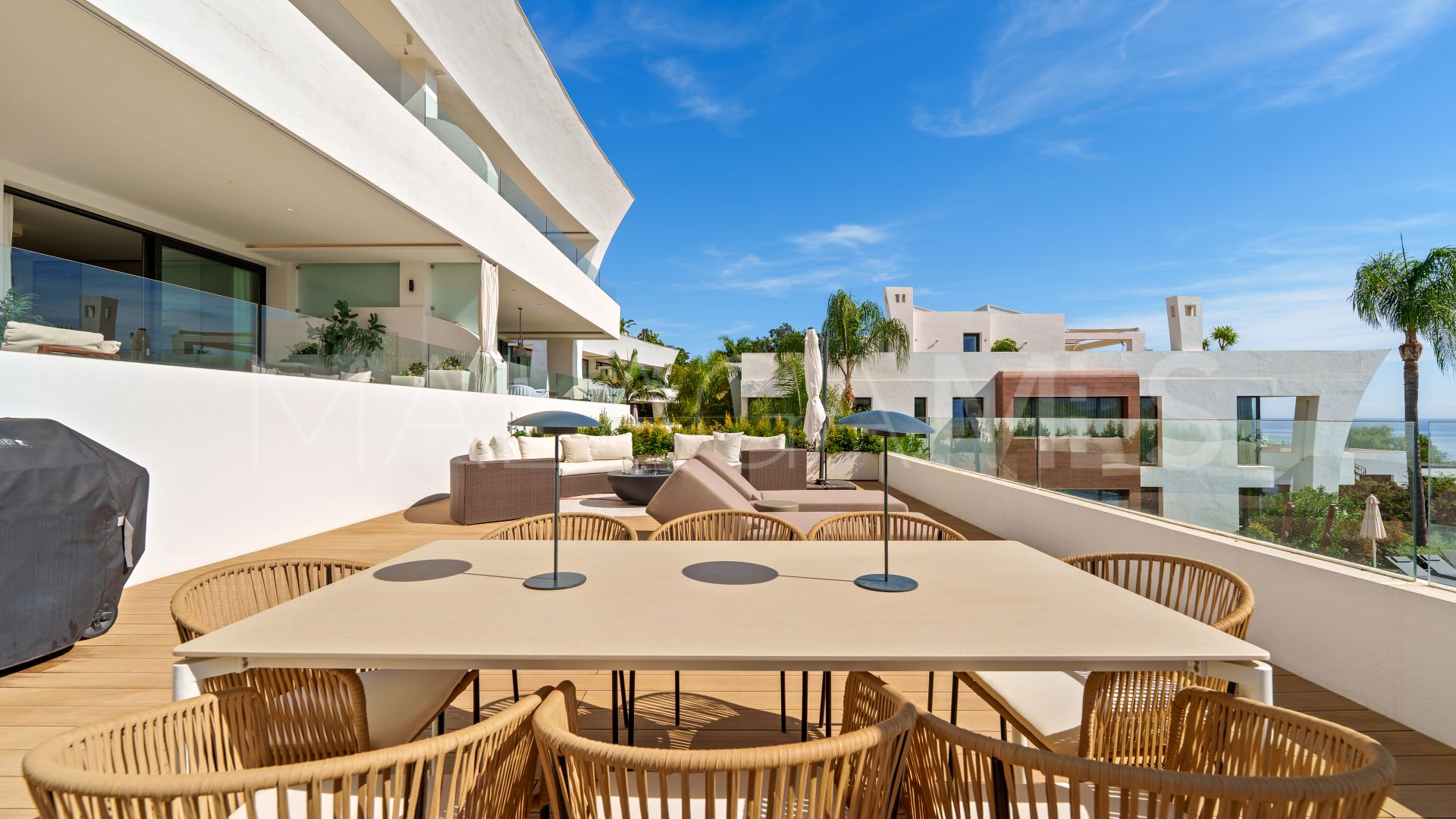 For sale ground floor duplex in Reserva de Sierra Blanca with 4 bedrooms