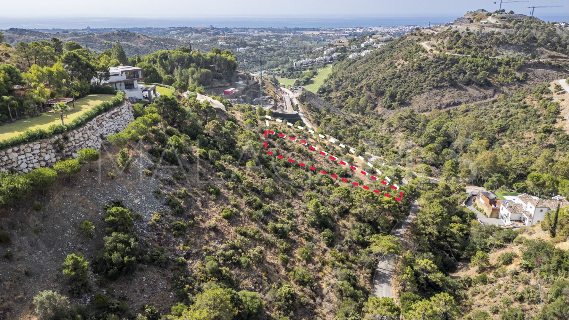 Tomt for sale in El Madroñal