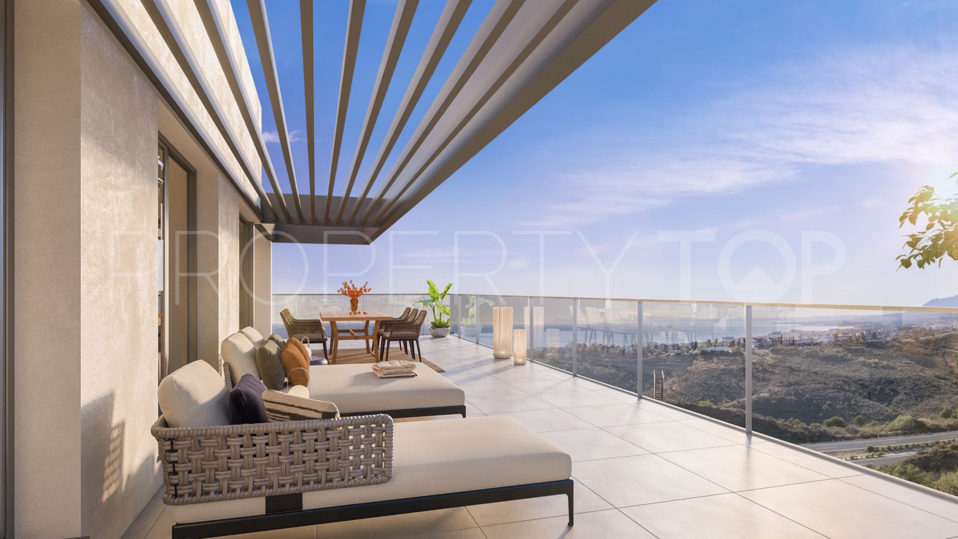Duplex penthouse for sale in Los Altos de los Monteros with 3 bedrooms