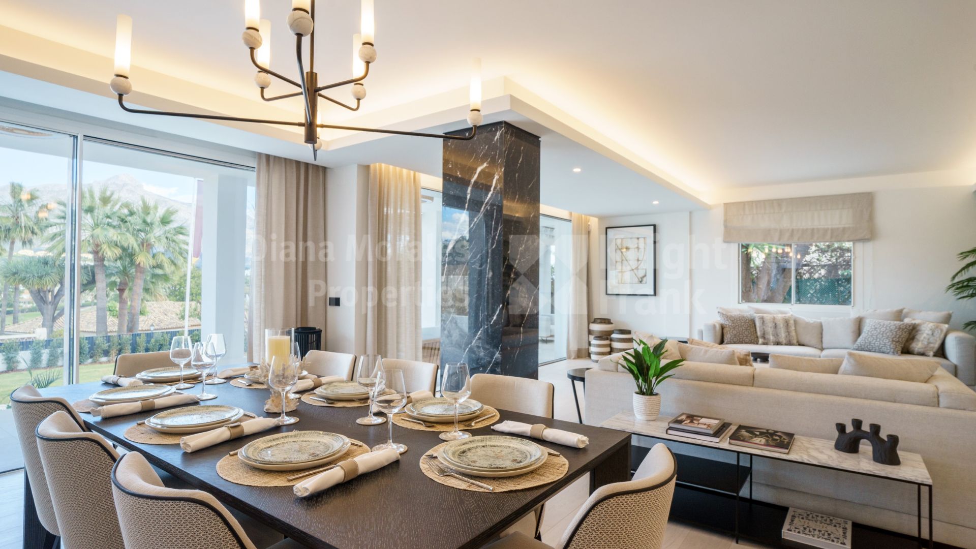 Las Brisas, Villa La Concha, modern villa with golf and mountain views for sale