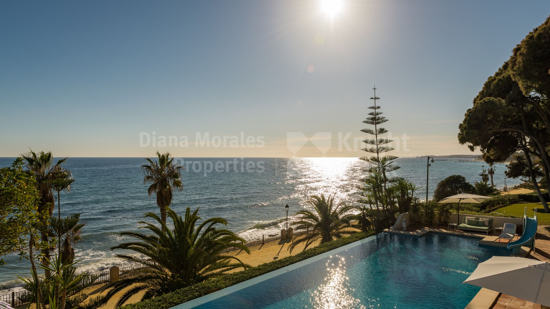 Marbella Golden Mile, Maison exclusive en bord de mer sur le Golden Mile de Marbella