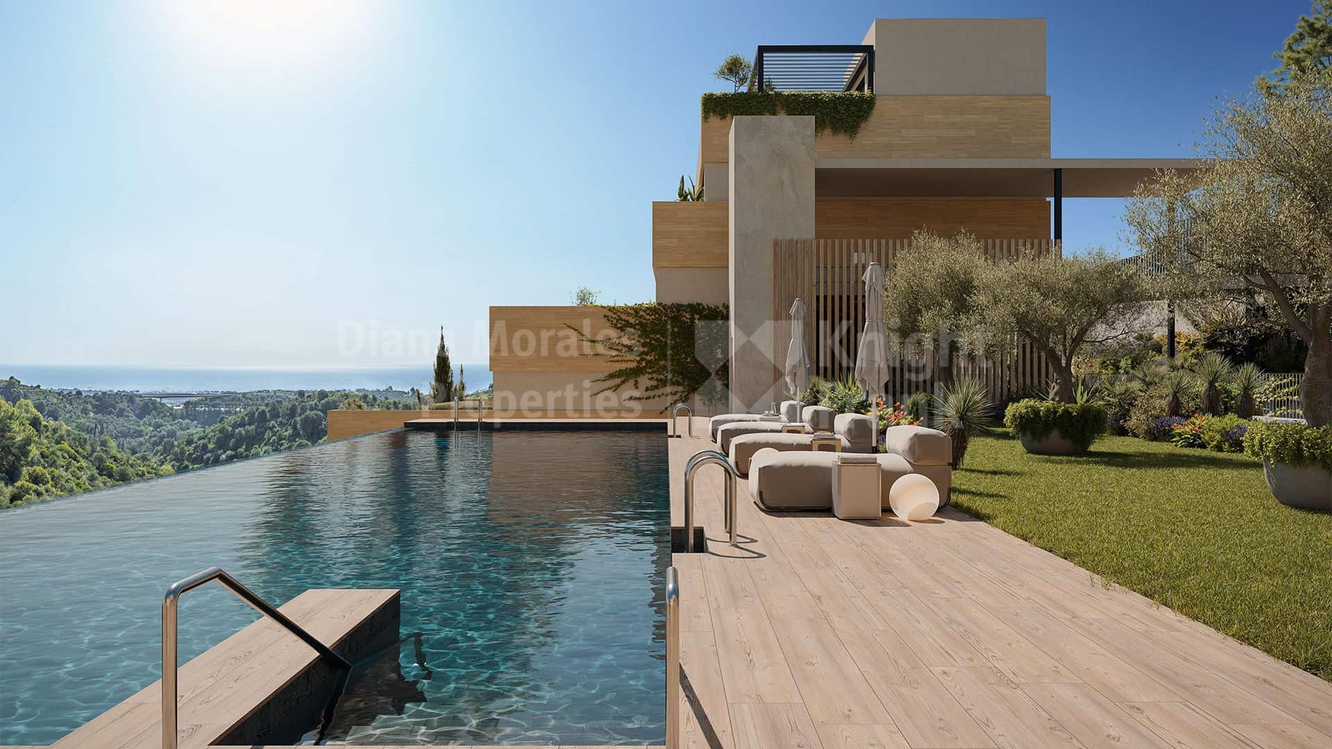 Los Altos de los Monteros, 80 элегантных апартаментов с панорамным видом в Восточной Марбелье