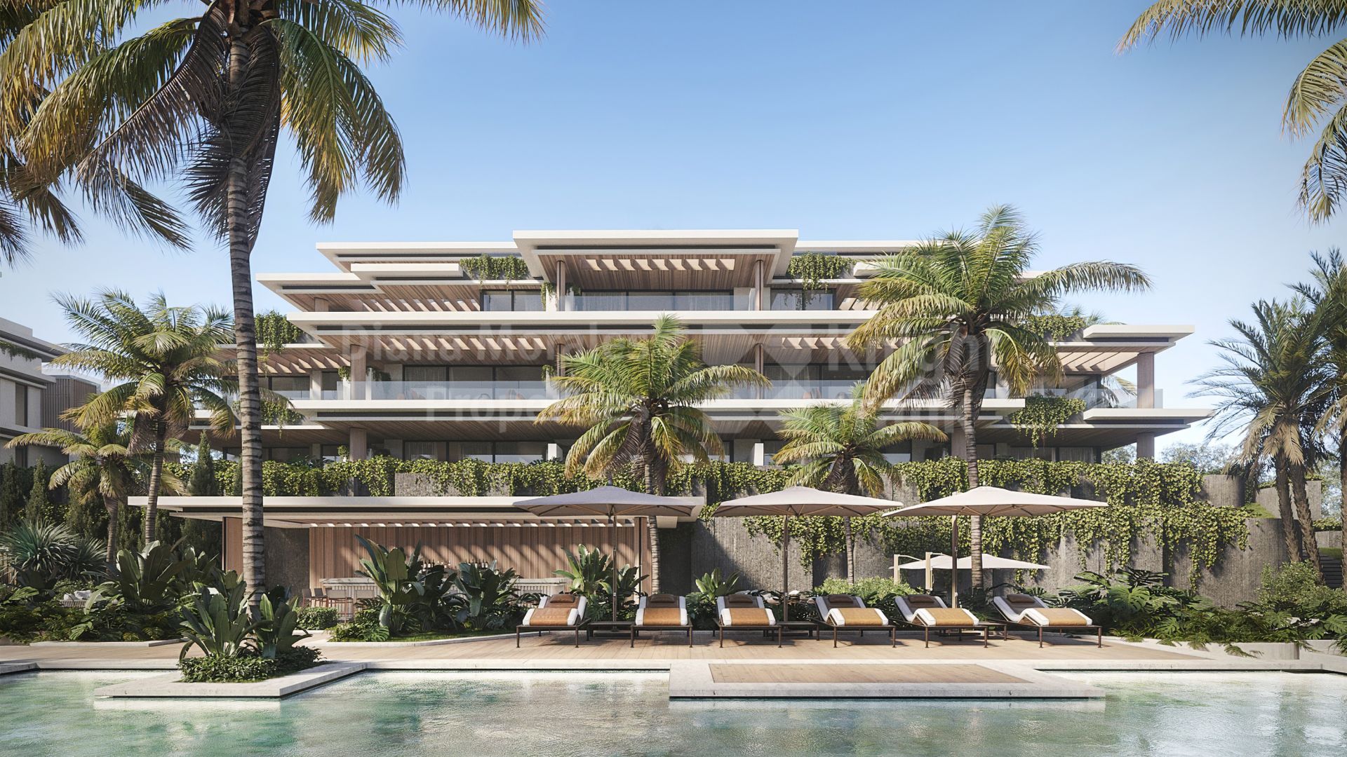 Fifty-six high-quality apartments in gated comunity in Los Flamingos