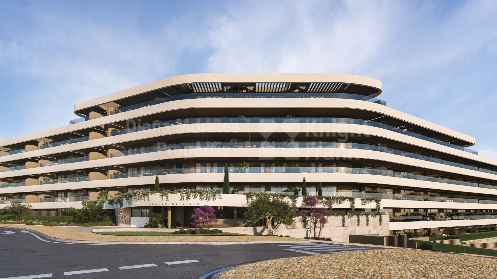 Las Mesas, Exclusivos 163 apartamentos con vistas al mar y a la montaña en Estepona