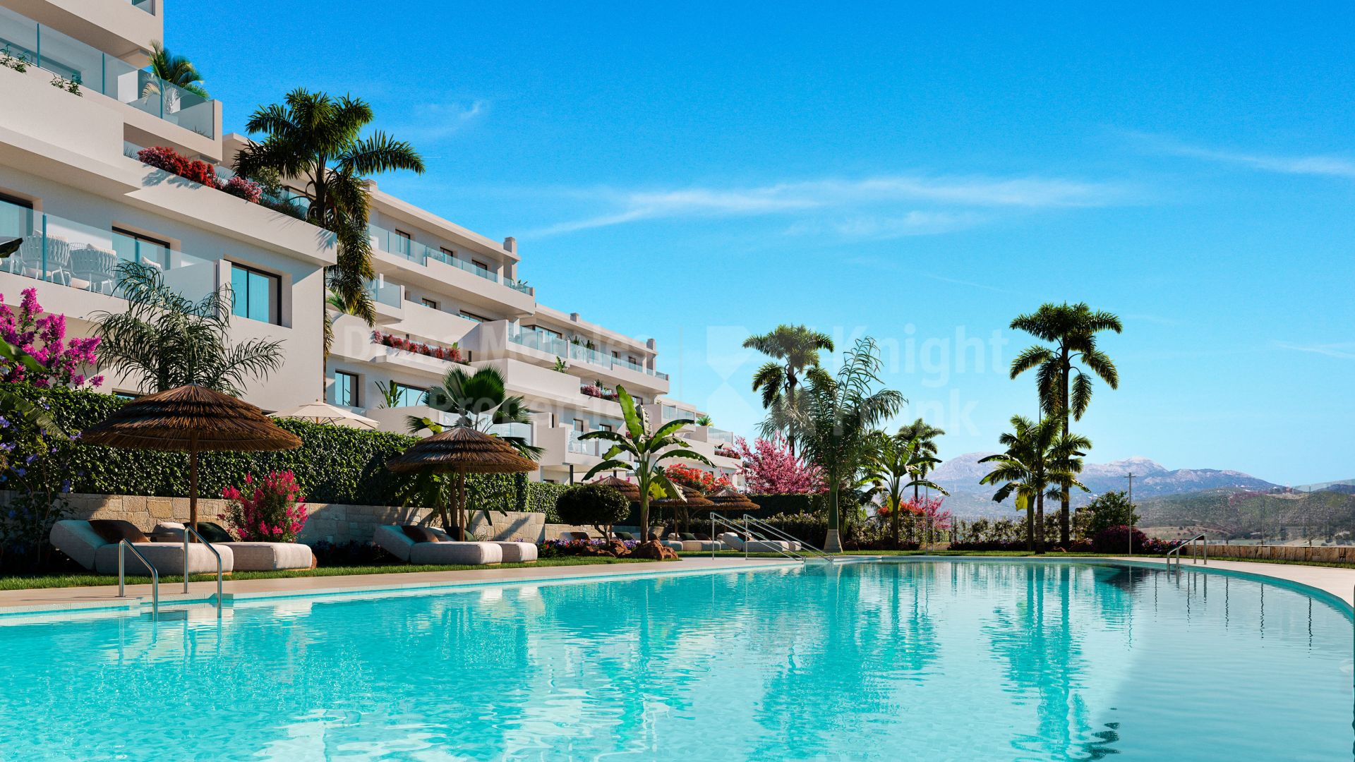 Finca Cortesin, Einundfünfzig modern gestaltete Apartments in Terrazas de Cortesin