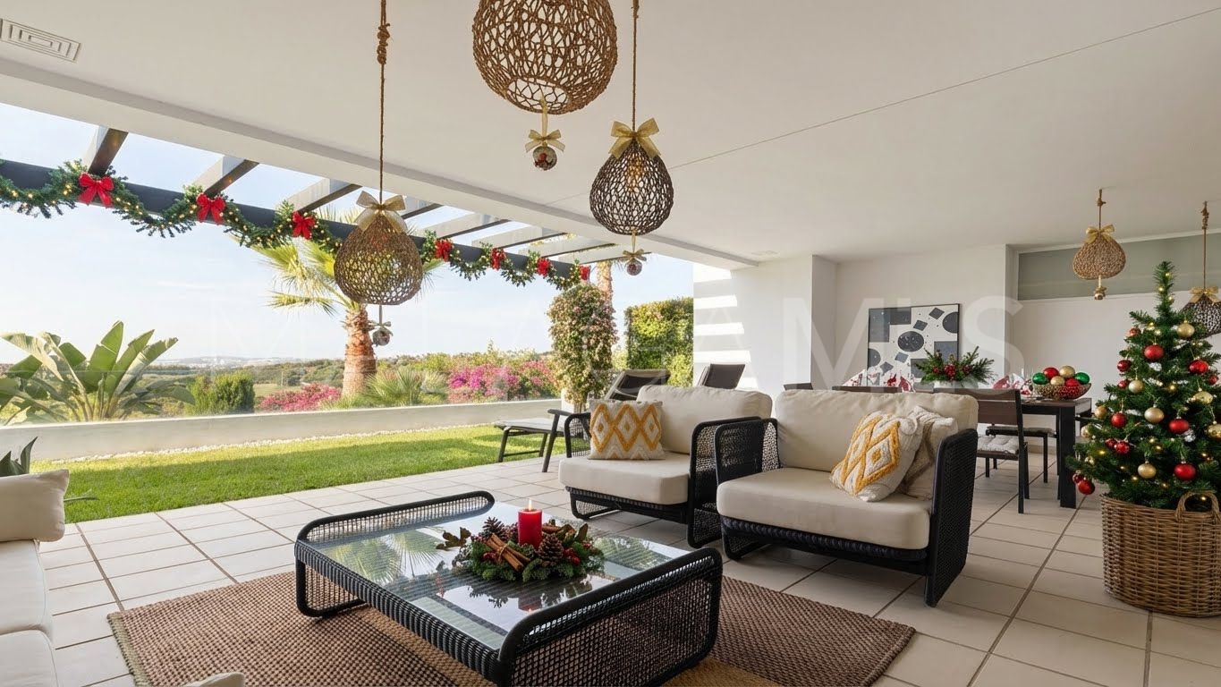 For sale ground floor apartment in Las Terrazas de Cortesín