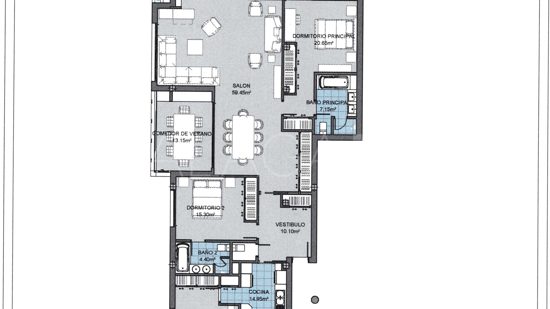 Guadalmina Alta, apartamento planta baja a la venta de 3 bedrooms