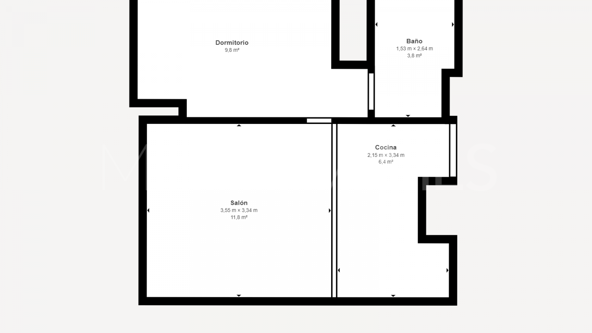 Piso for sale in Estepona Centro de 1 bedroom